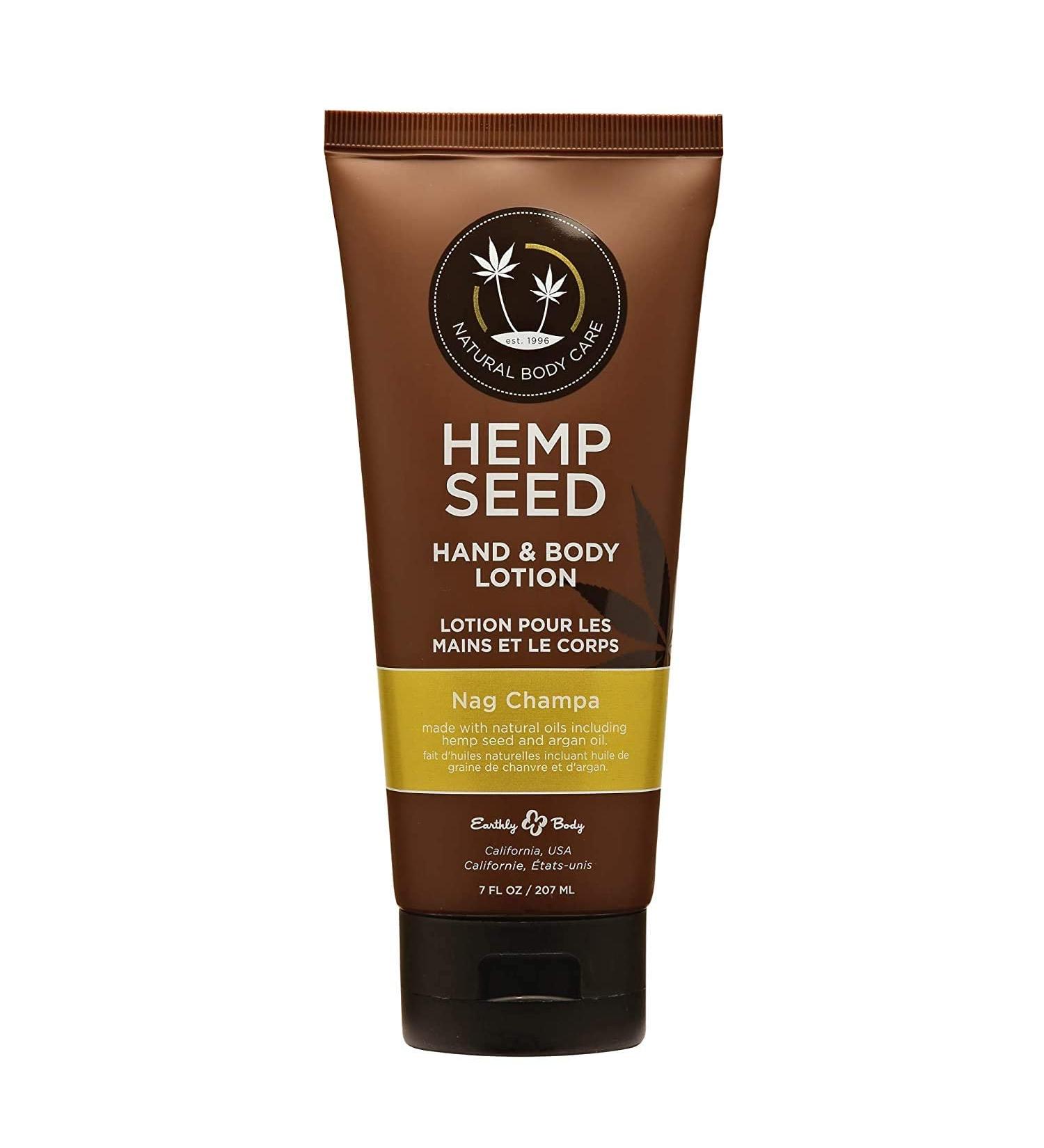 Hemp Seed Hand & Body Lotion - Soothe Dry Skin - Argan Oil Hemp Seed Oil - Light Non-Greasy Formula - Vegan & Cruelty Free Nag Champa 7 Fl Oz (Pack of 1) - Buy Online on GoSupps.com