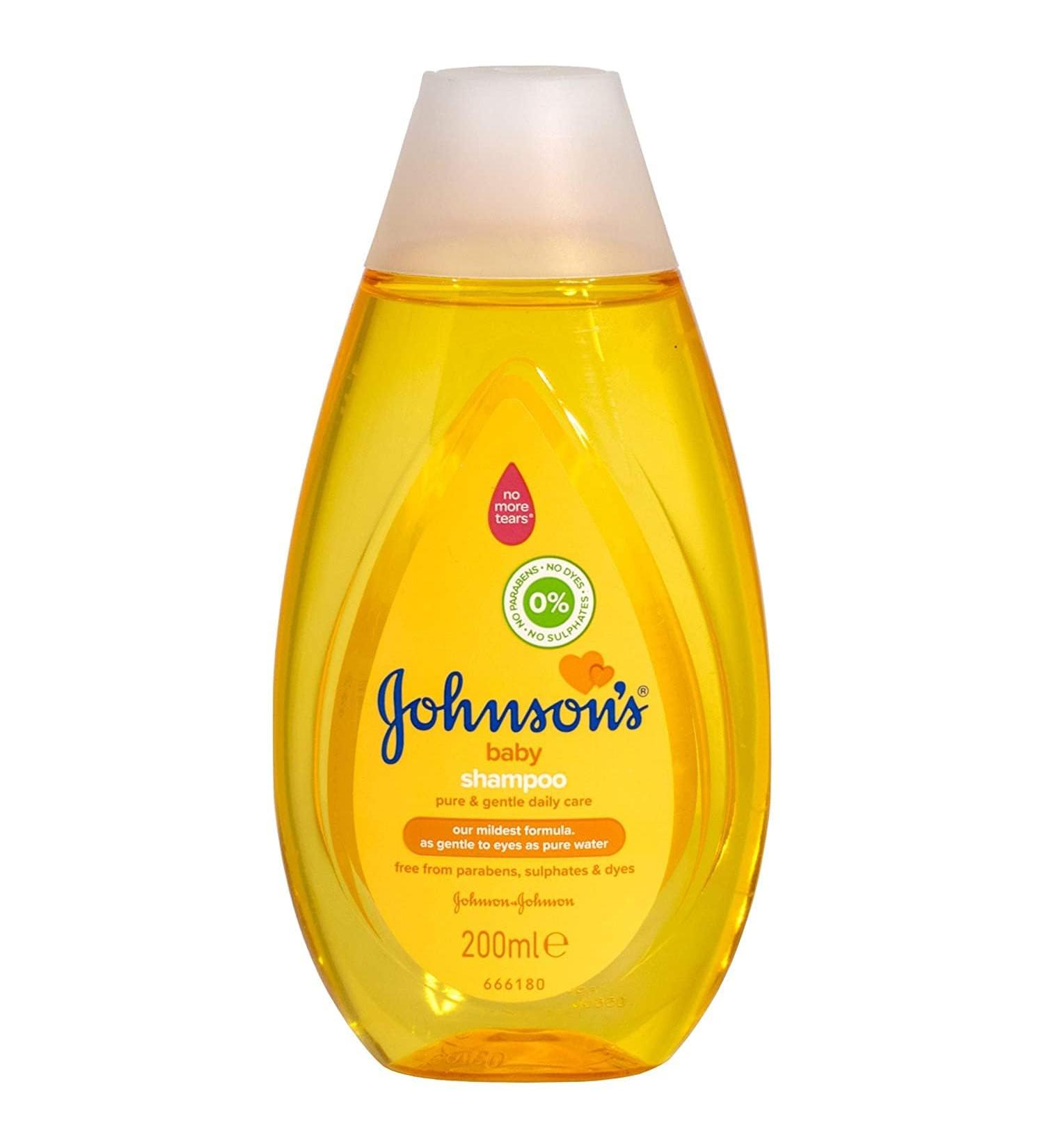 Johnson's Baby Shampoo 200ml - Gentle & Mild Formula (Pack of 1) - Buy Online on GoSupps.com