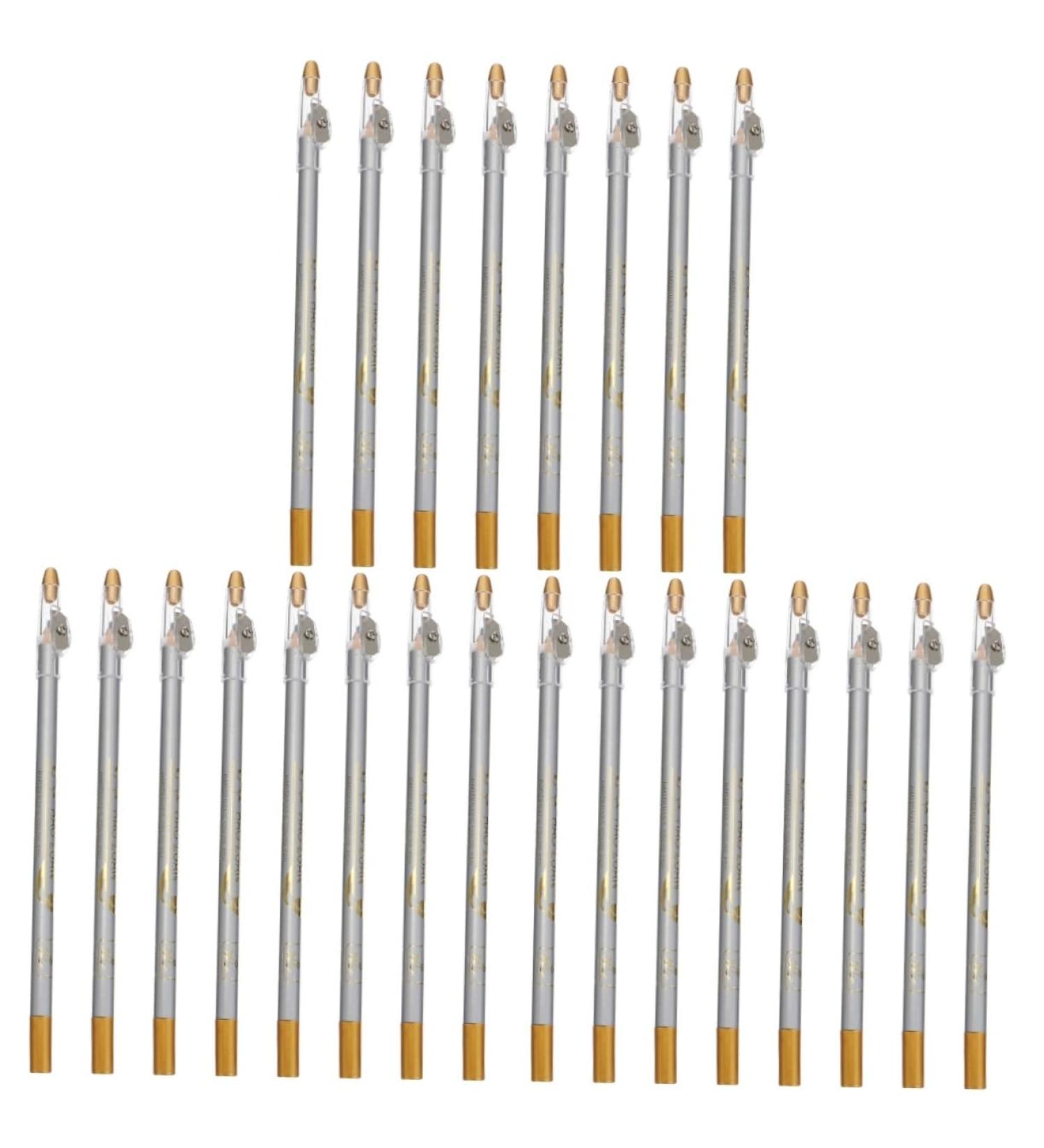 FOMIYES 24 pcs Eyebrow Eyeliner Pencils Strokes Tool -in- Women Pencil Girls Makeup Sharpener Brighten Pen 1 count (Pack of 1) As Shownx3pcs - Buy Online on GoSupps.com