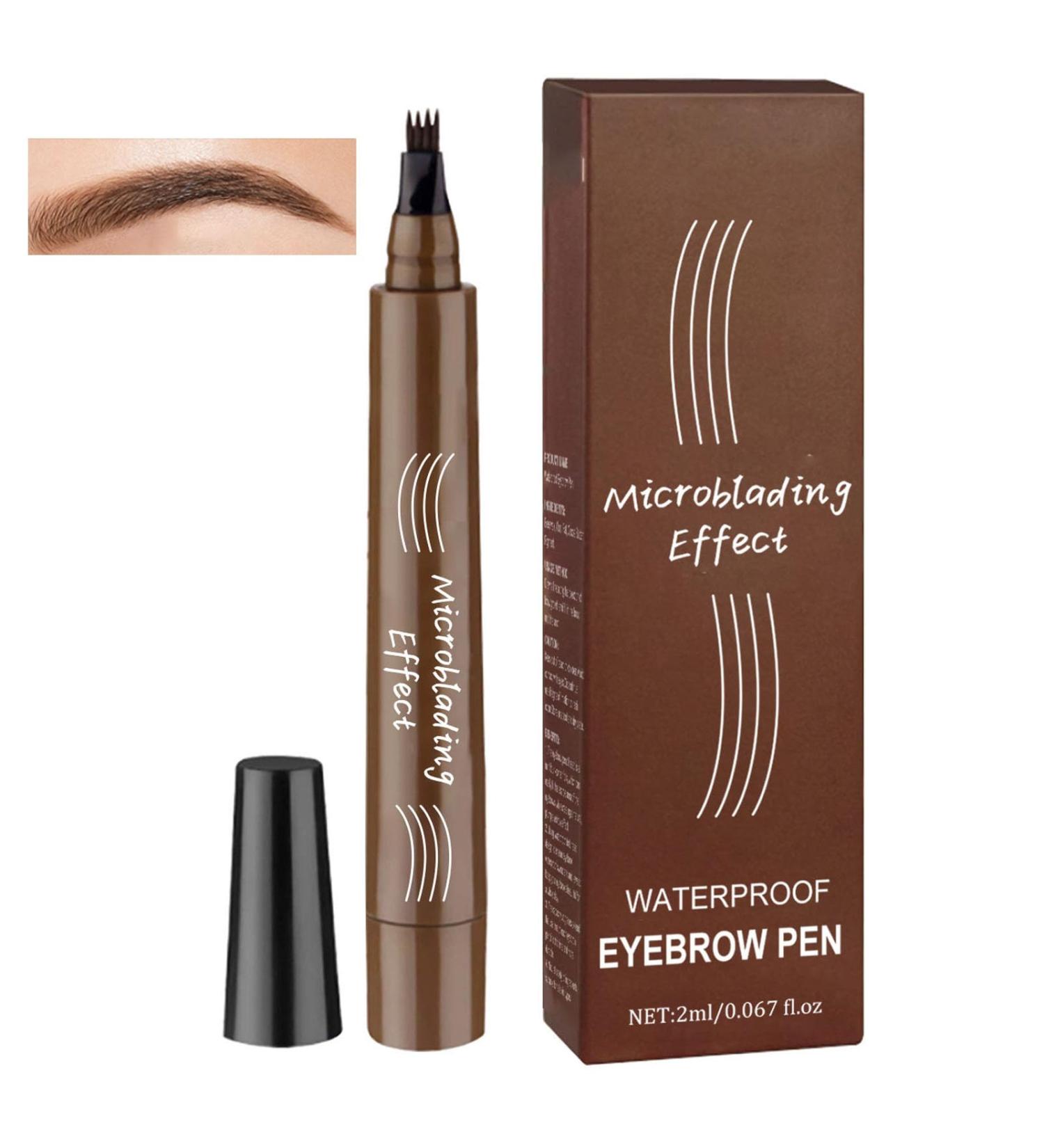 1 PCS Eyebrow Pencil Eyebrow Pen Waterproof Brow pen Microblading Eye Brow Pencils Long Lasting Natural Eyebrow Pen Light Brown 1 count (Pack of 1) 01 Light Brown - Buy Online on GoSupps.com