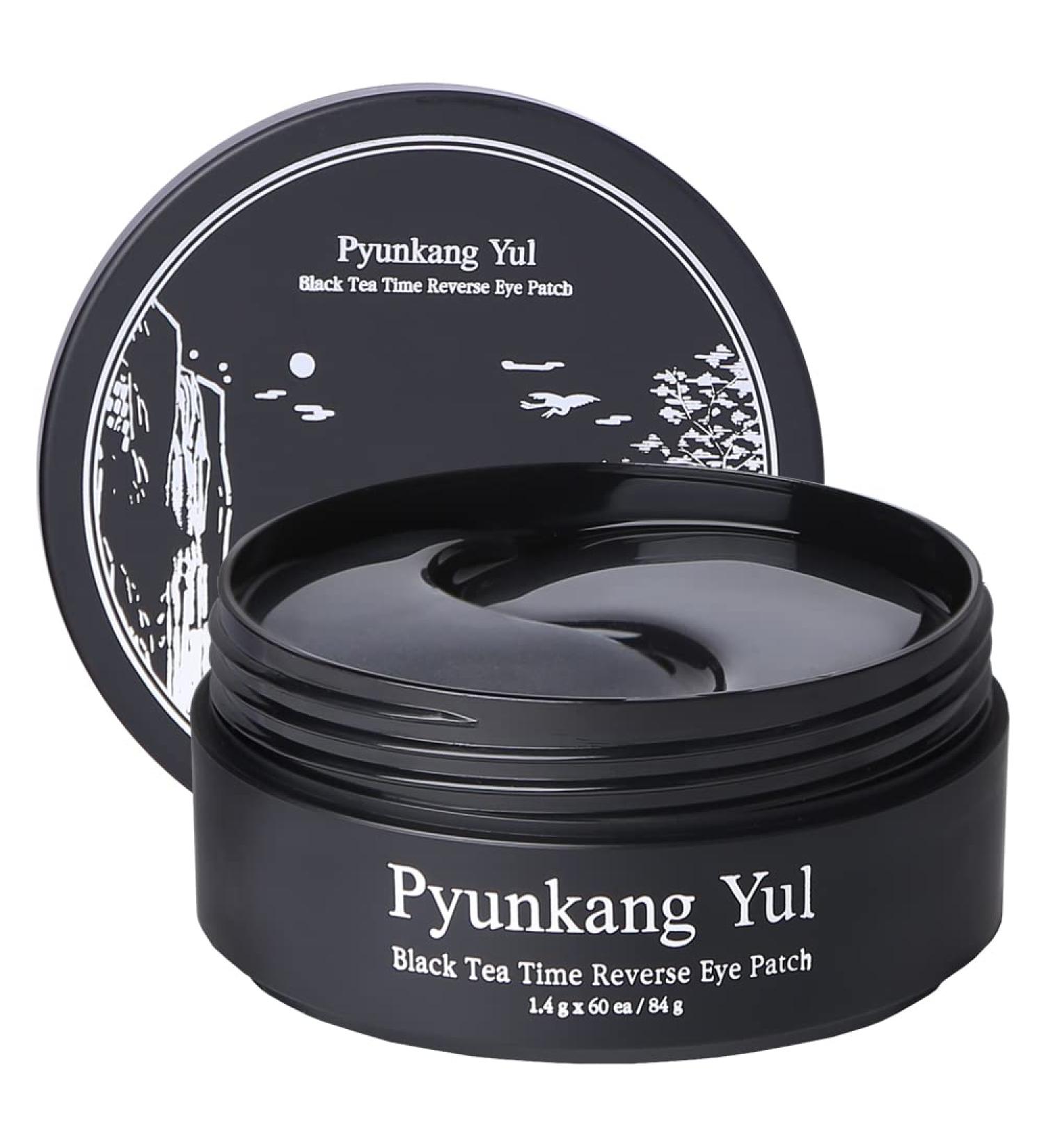 YUNKANG YUL Black Tea Time Reverse Eye Patch - Reduce Puffy Eyes & Fine Lines | Korean Eye Gel Pads with Collagen & Peptide | 60ea - Buy Online on GoSupps.com