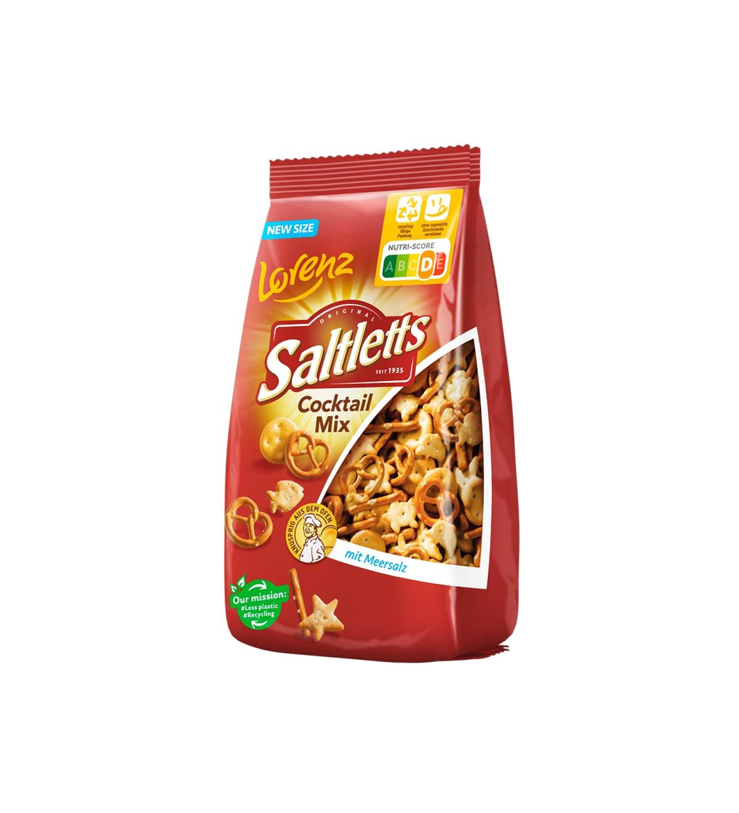 Buy Lorenz Snack World Saltletts Cocktail Mix 600g - Perfect for Parties & Snacking | International Shipping Available - Buy Online on GoSupps.com