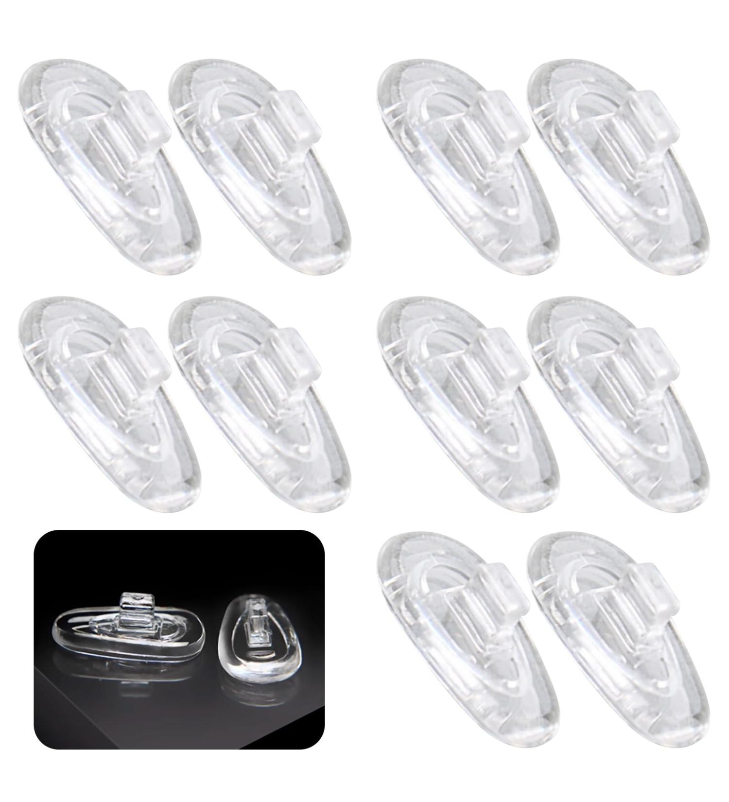 Silicone Nose Pads for Glasses - 5 Pairs | Anti-Slip & Comfortable Adhesive Nose Pads for Eyeglasses, Sunglasses, Spectacles | Grips & Cushions for Nose Support | Non-Toxic Silicone - Buy Online on GoSupps.com