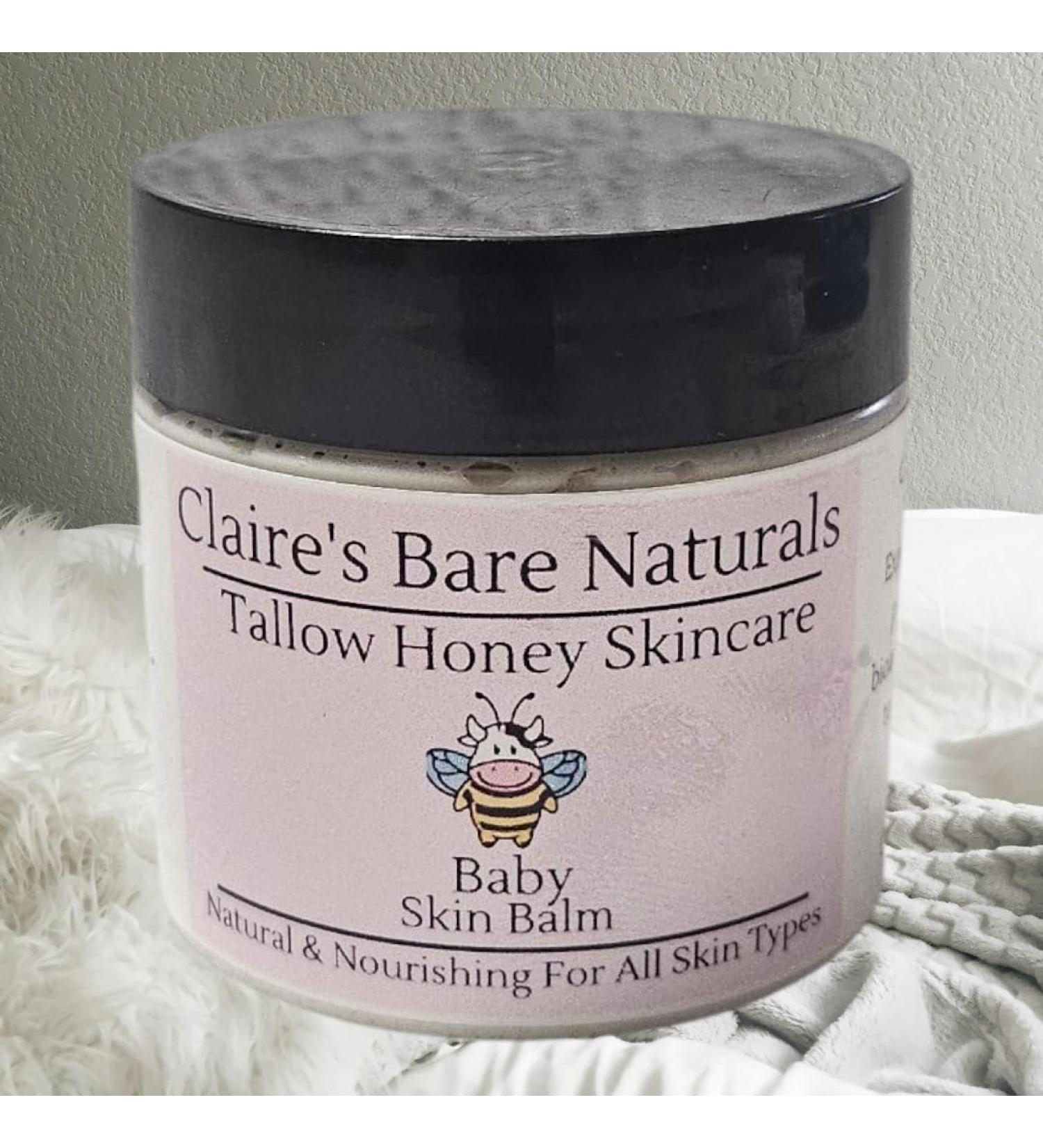 Claires Bare Naturals Tallow Honey Skincare (2 fl oz Baby Powder) Baby Powder 2 Fl Oz (Pack of 1) - Buy Online on GoSupps.com