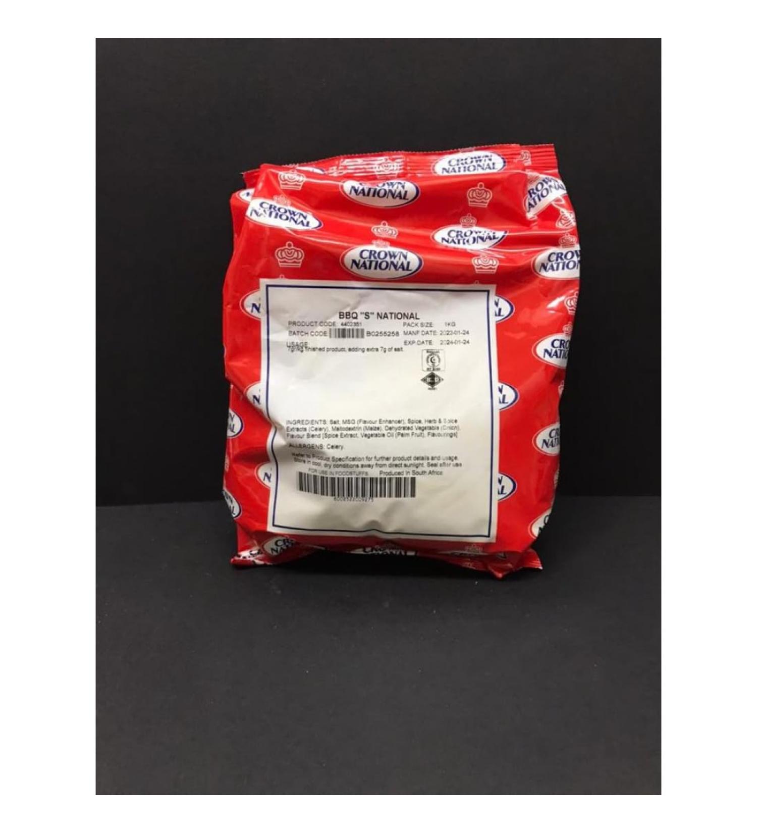 Crown National BBQ "S" National Spice mix 1kg - South African