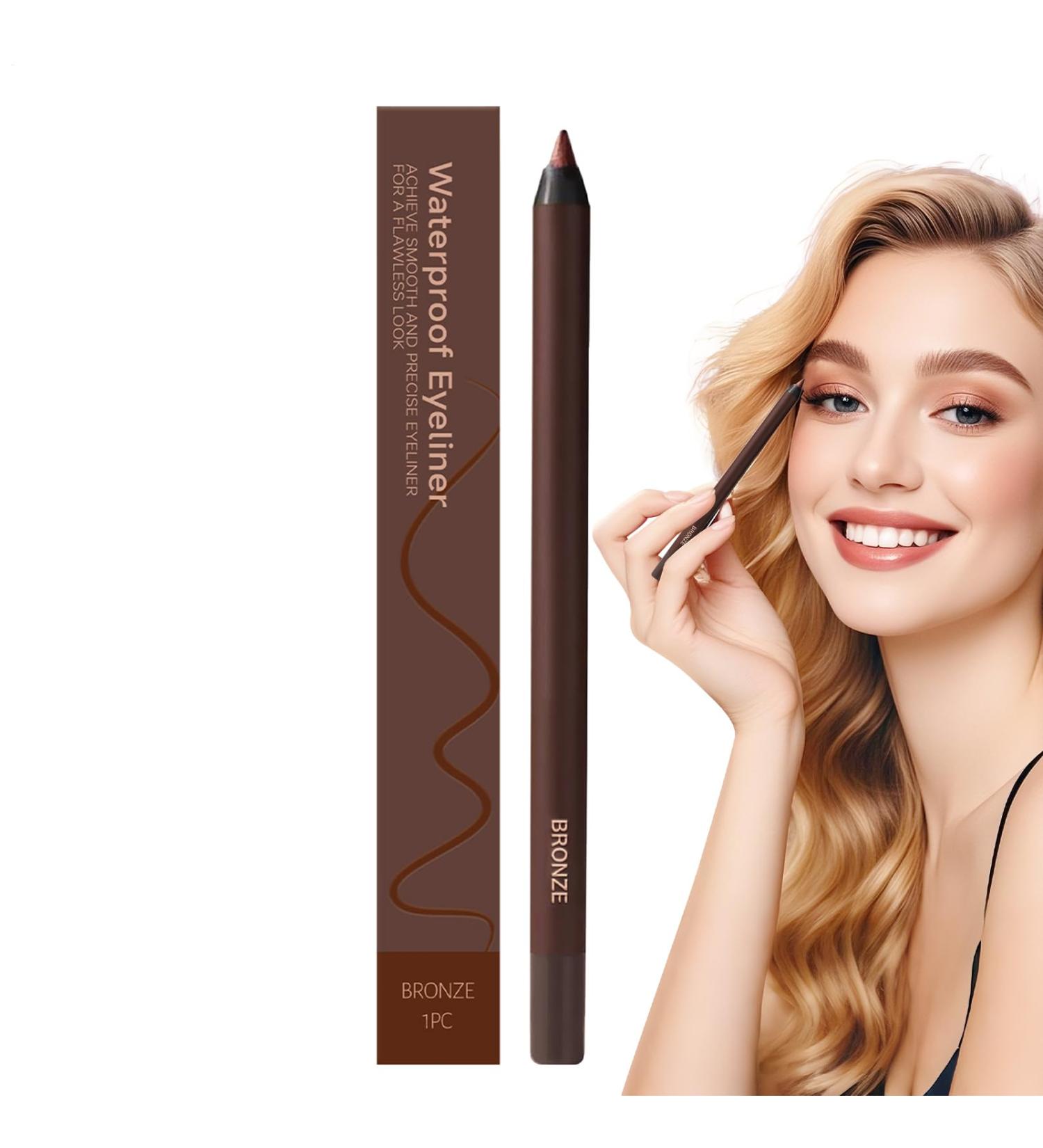  Fyrdyn Women's Eye Pencils | 2-in-1 Smudge-Proof Eyebrow Pencil and Eyeliner Pen | Smudge-Proof Eyebrow Pencil Sharpenable Ideal for Everyday Use and Travel - Buy Online on GoSupps.com