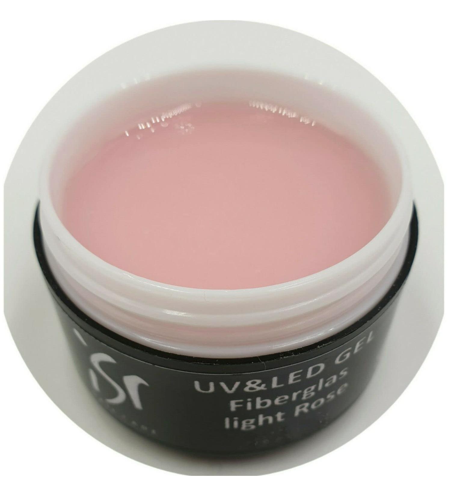 ISR Nail Care UV & LED Gel Fiberglass Light Rose Builder 1 Phase - No Heat - 15ml | Buy Online for International Shipping - Buy Online on GoSupps.com