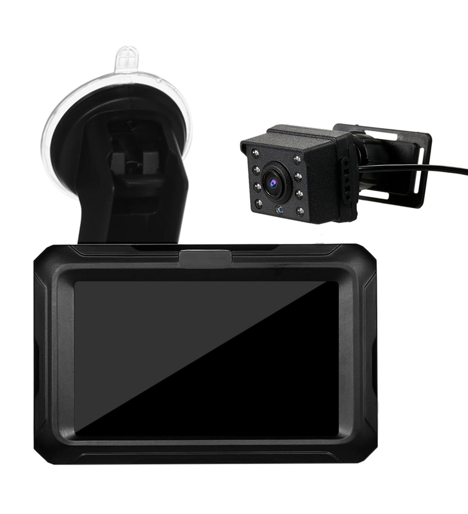 Mulcort Baby Car Mirror 1080P Baby Monitor with Camera and 4.3'' IPS Screen - Night Vision & Wide View Angle for Infants, Kids, Pets - Buy Online on GoSupps.com