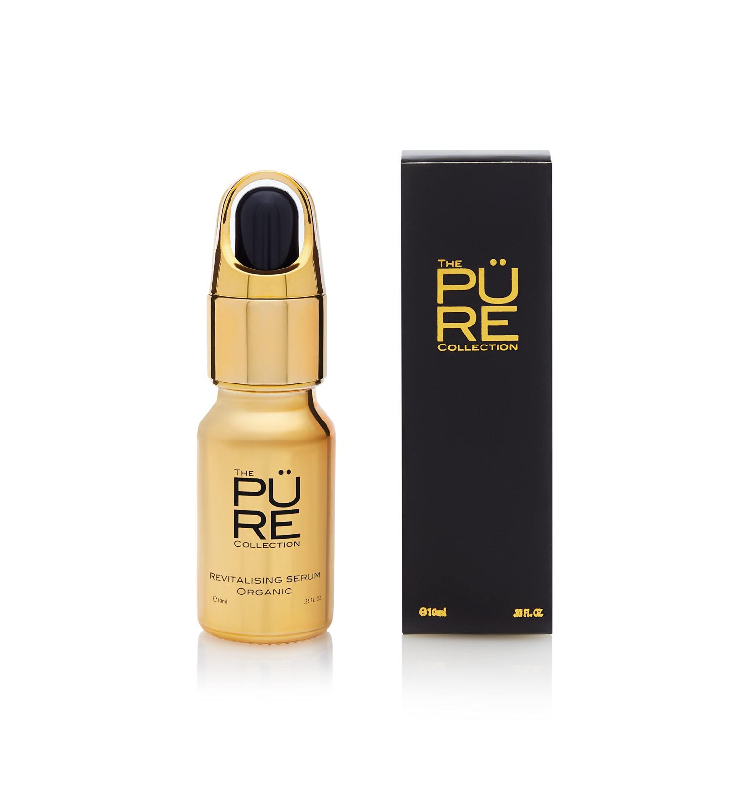 Revitalising Skin Repair Serum - 100% Certified Organic | THE PURE COLLECTION | Vegan | Boost Cell Regrowth & Elasticity - .33 Fl Oz - Buy Online on GoSupps.com