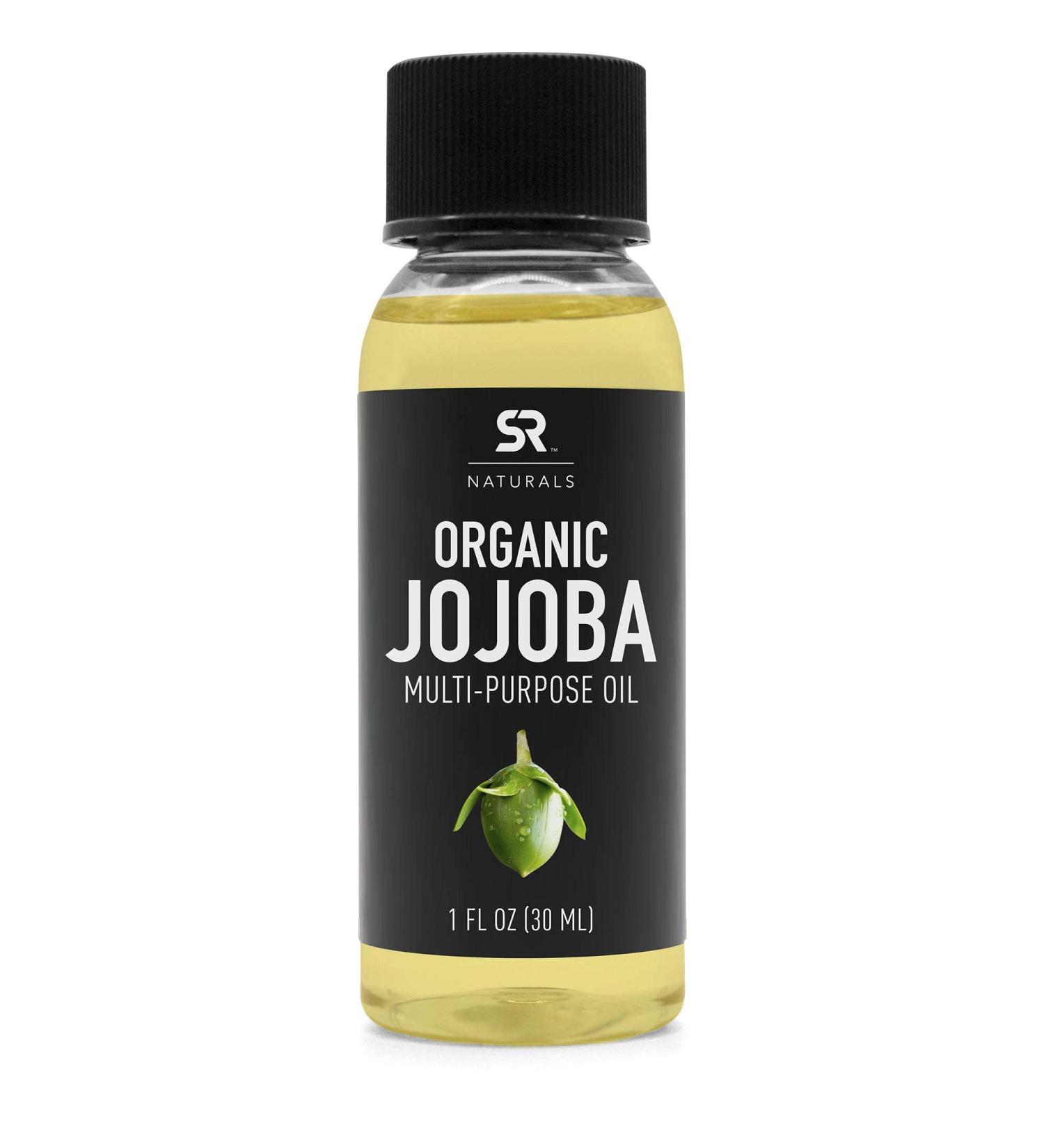 Organic Jojoba Oil - 1 fl oz (Pack of 1) | Sports Research Naturals - Buy Online on GoSupps.com