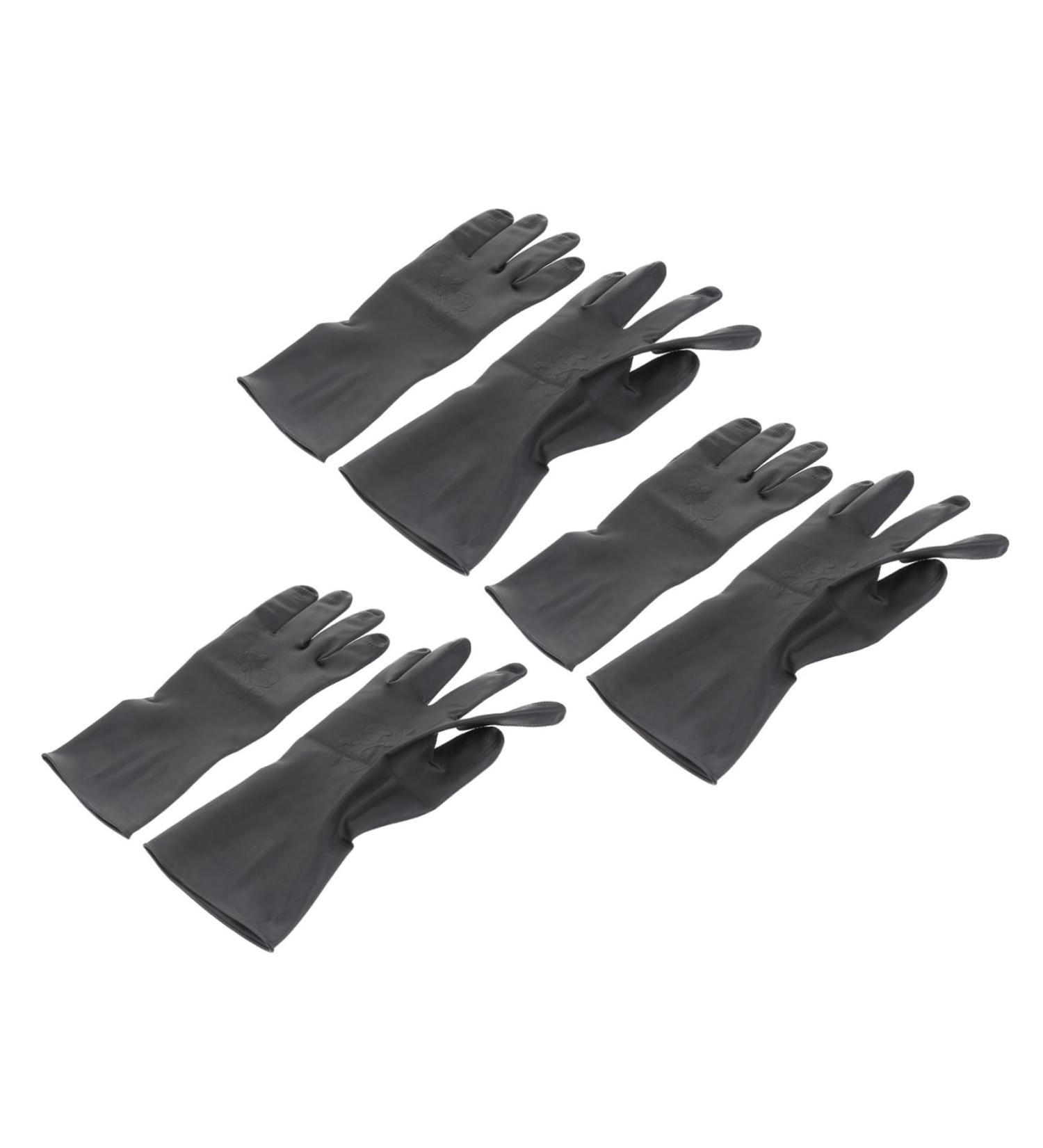 PLAFOPE 3 Pairs Hair Dye Glove Barber Gloves Hair Shampoo Gloves Hair Salon Gloves - Buy Online on GoSupps.com