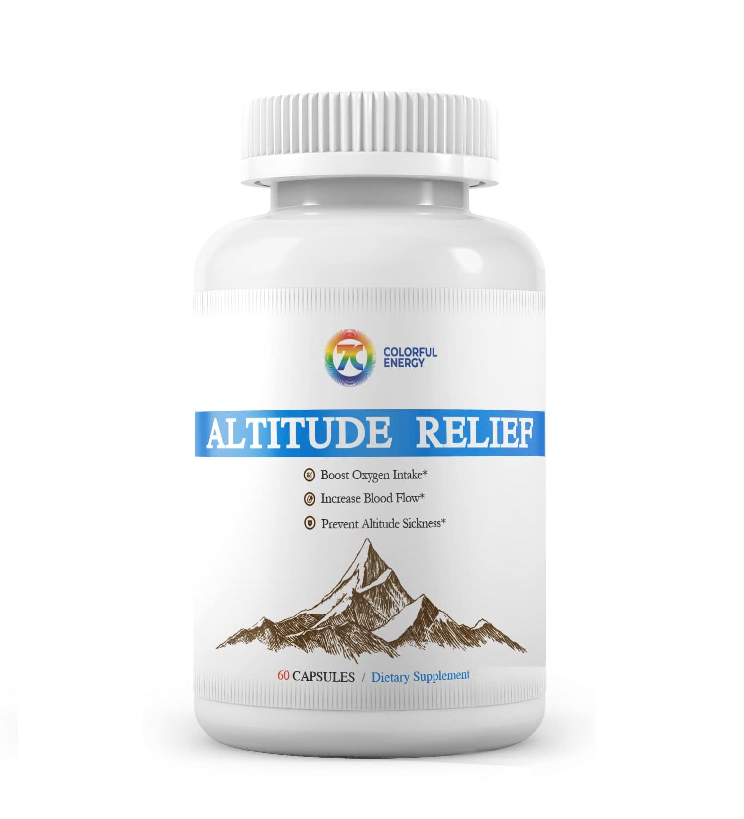Altitude Sickness Prevention Formula | 60 Capsules with Vitamin C & Alpha Lipoic Acid | No-GMO & Allergen-Free - Buy Online on GoSupps.com