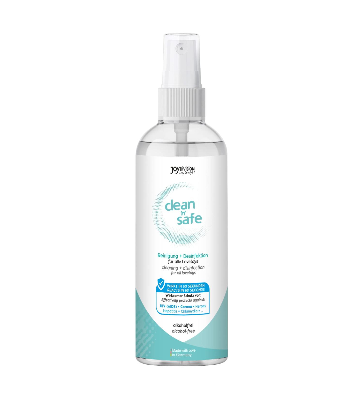 Joydivision 13900 CLEANNSAFE Disinfectant Spray - 100ml & 200ml for Ultimate Cleaning Care | Fast International Shipping - Buy Online on GoSupps.com