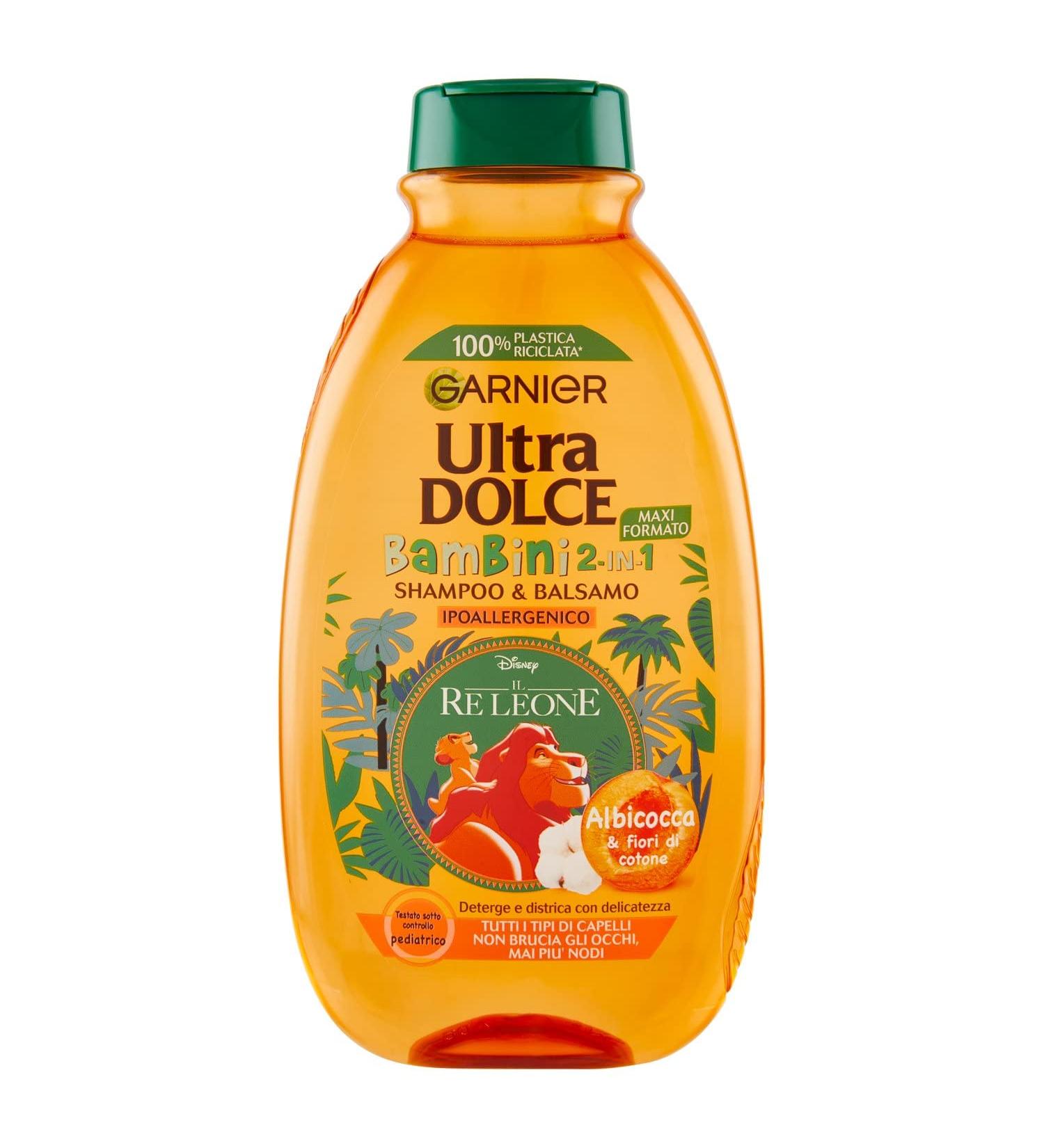 Garnier Ultra Doux Enfants 2 in 1 Shampoo Apricot/Cotton Flower 250 ml - Buy Online on GoSupps.com