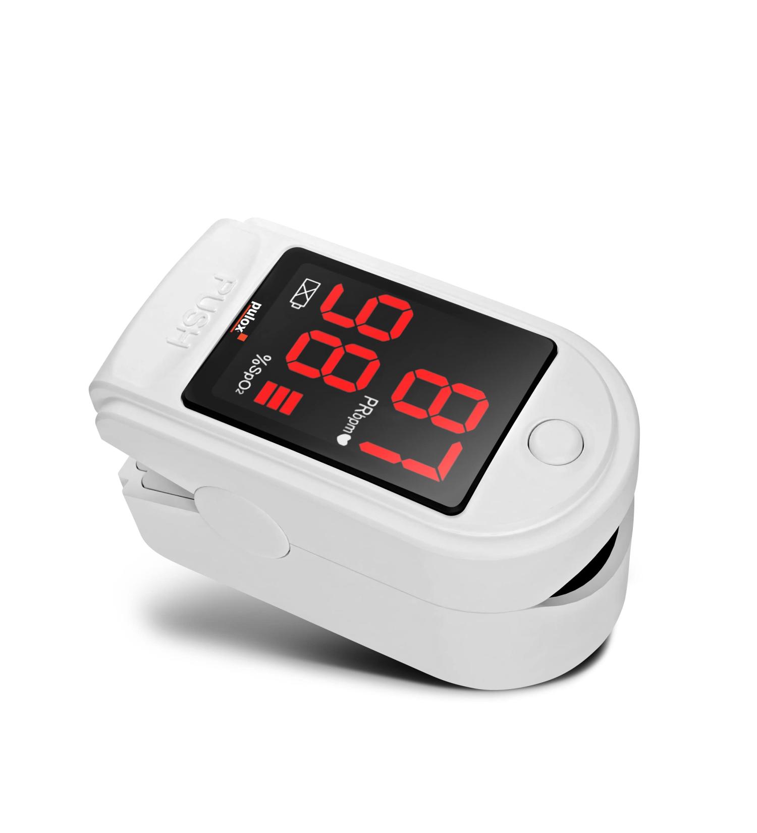 Buy Puloximeter Pulox PO-100 Solo White - Accurate Oxygen Saturation Monitor | Fast International Shipping - Buy Online on GoSupps.com