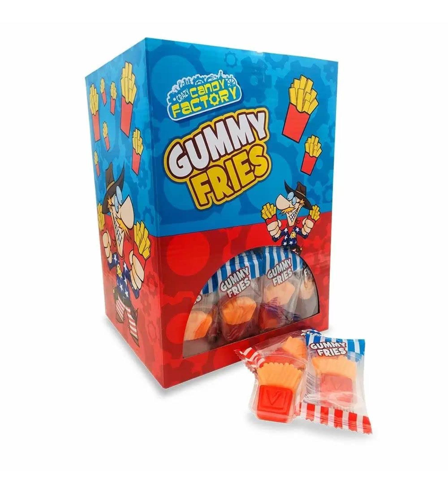Mini Gummy Fries - 60 Toys & Novelty Sweets 1 Count (Pack of 60)