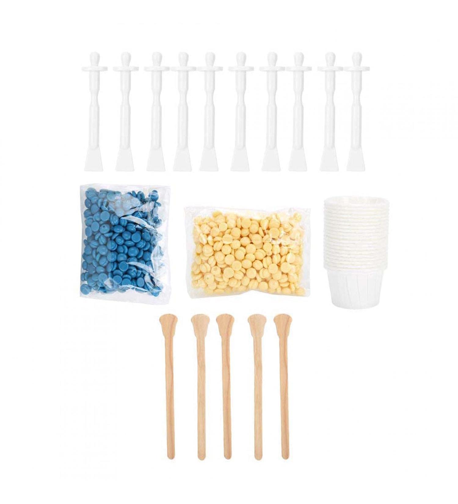 Nasal Hair Removal Wax Kit | 140g Nose Wax Set for Men & Women | Painless Hair Removal with 15 Applicator Pens - Buy Online on GoSupps.com