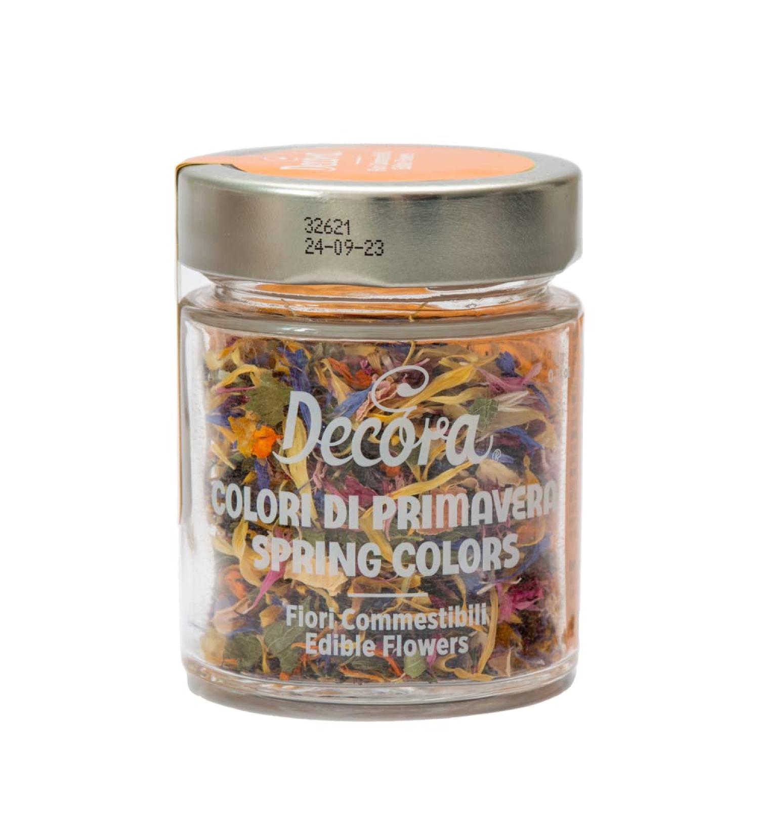 Decora 0201011 Edible Flowers - 4g Spring Colours (Pack of 4) for Gourmet Decorating | International Shipping - Buy Online on GoSupps.com