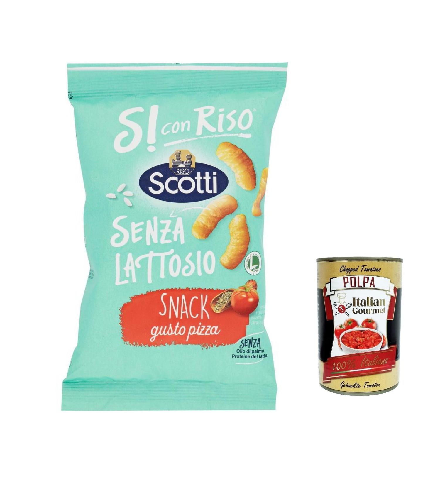  Italian Gourmet E.R. Scotti Si Rice with Rice Snack Pizza Flavor Lactose Free Snack 40g Milk Protein Free Palm Oil Free - Buy Online on GoSupps.com