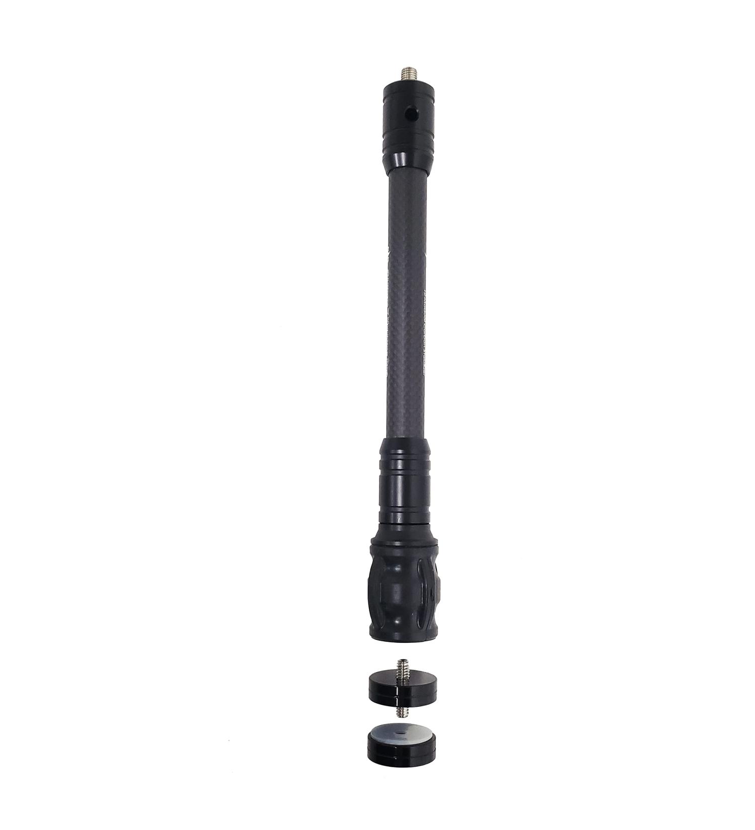 SAS Carbon X Hunting Pro Bow Stabilizer for Compound Bows - Lightweight Design with Dampener and Weights - Buy Online on GoSupps.com
