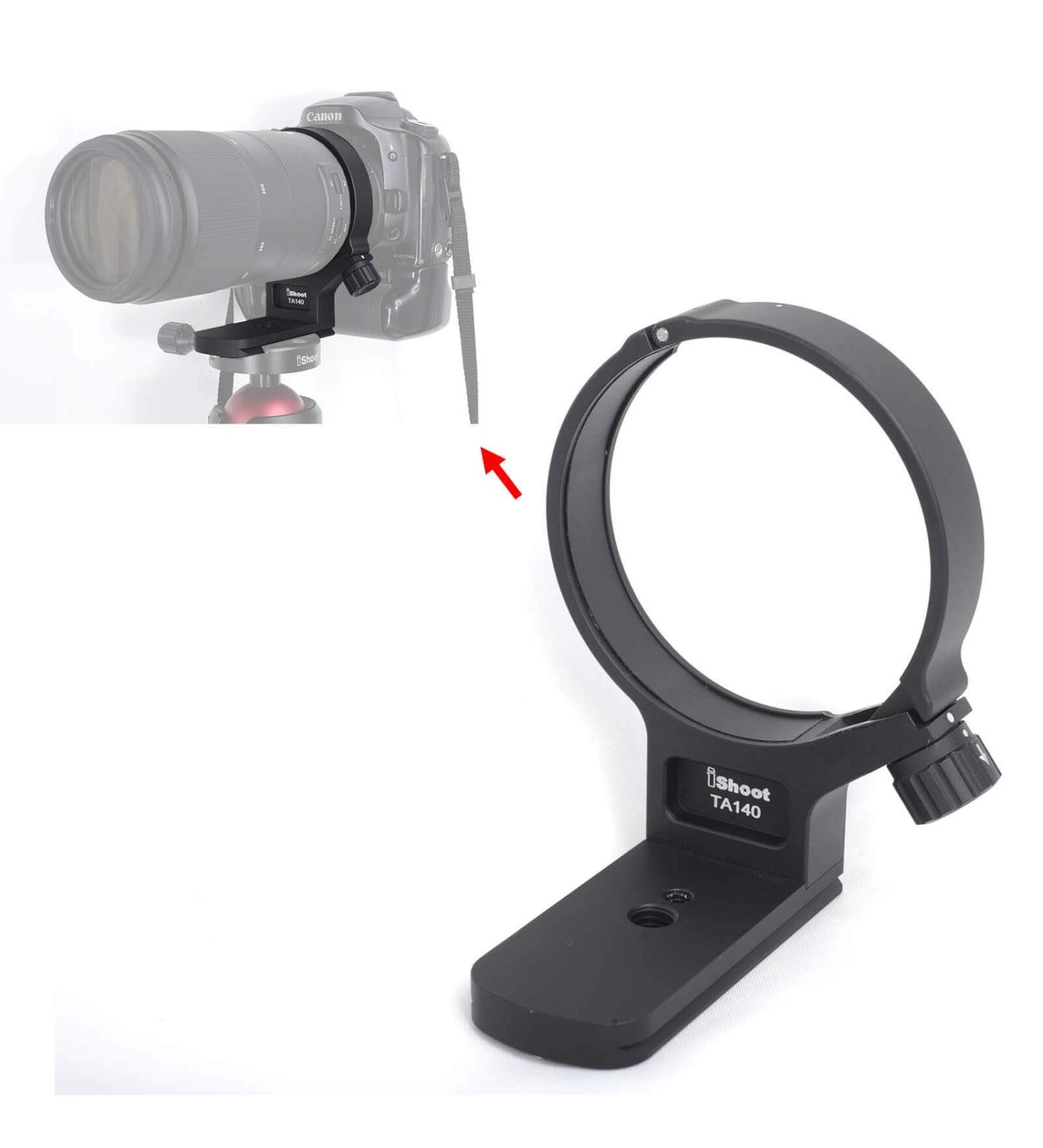 iShoot Lens Tripod Mount Ring for Tamron 100-400mm f/4.5-6.3 Di VC USD (A035) - CNC Machined Bracket with ARCA-Swiss Fit Plate - Buy Online on GoSupps.com