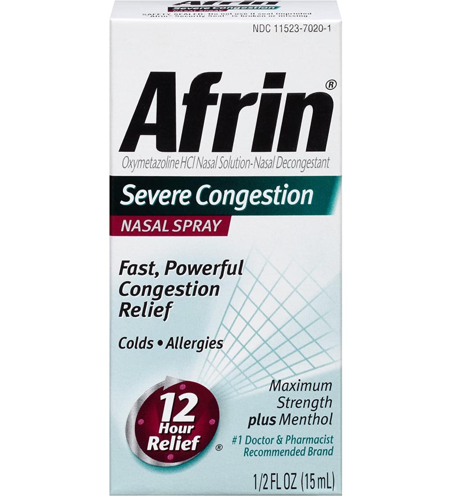 Afrin Severe Congestion Pump 0.5 Ounce - Buy Packs and Save (Pack of 3) - Buy Online on GoSupps.com