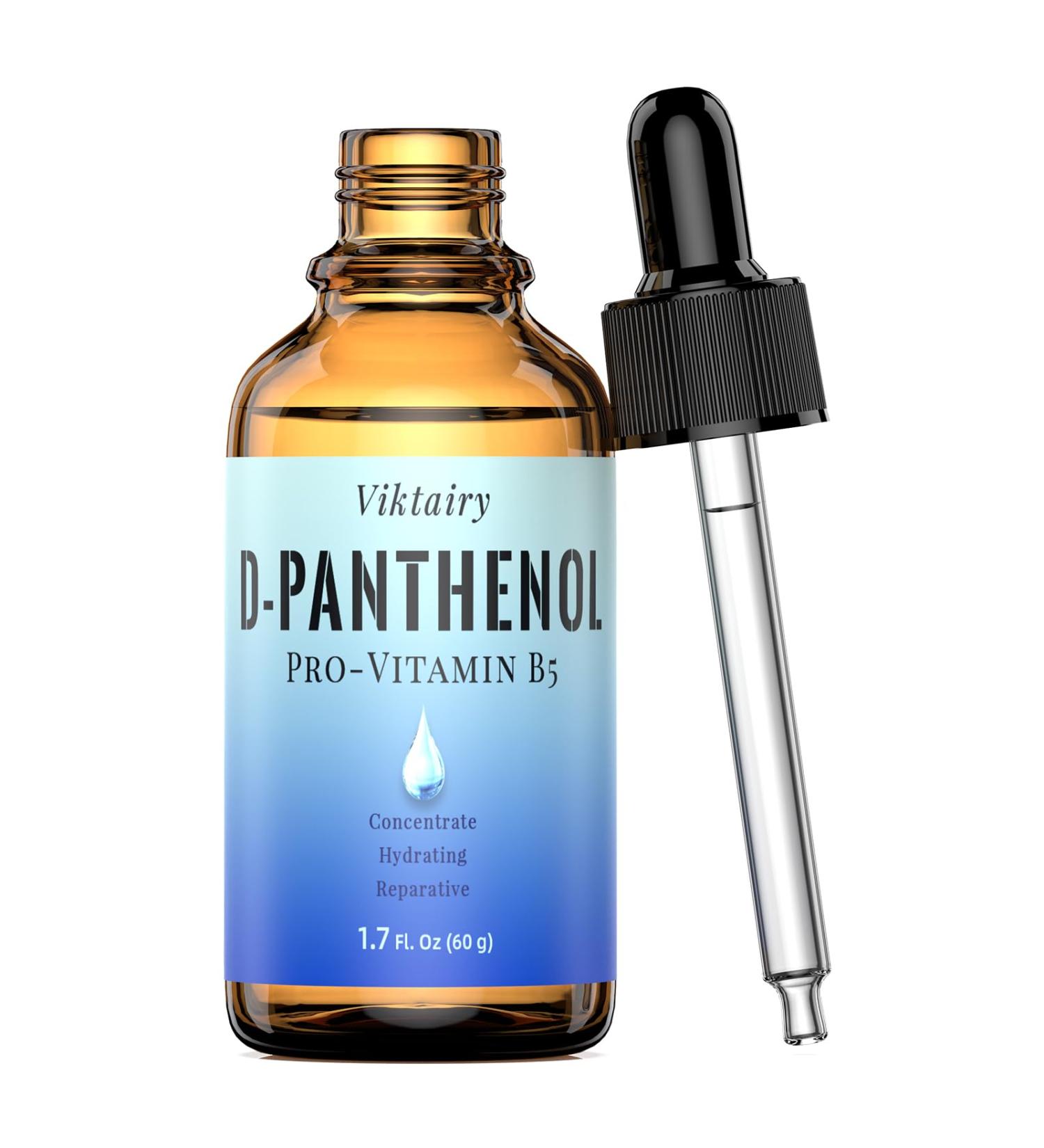 D Panthenol Liquid 1.7 fl. oz - Pro-Vitamin B5 for Skin Hydration DIY Skincare & Haircare - Cosmetic Grade Dexpanthenol - Buy Online on GoSupps.com