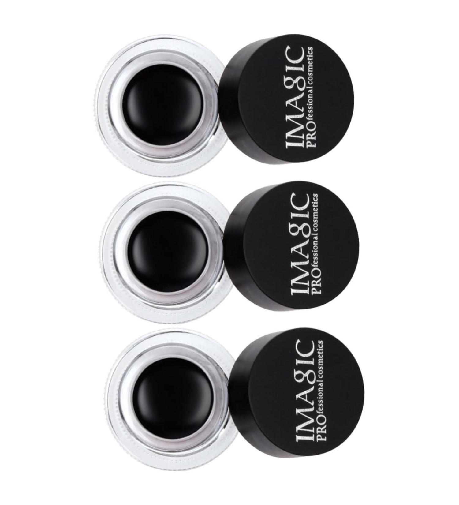 FOMIYES 3pcs Waterproof Eye Liner Pencil Eyeliner Creamy Eye Liner Gel Portable Cosmetic 1 count (Pack of 1) Blackx3pcs - Buy Online on GoSupps.com