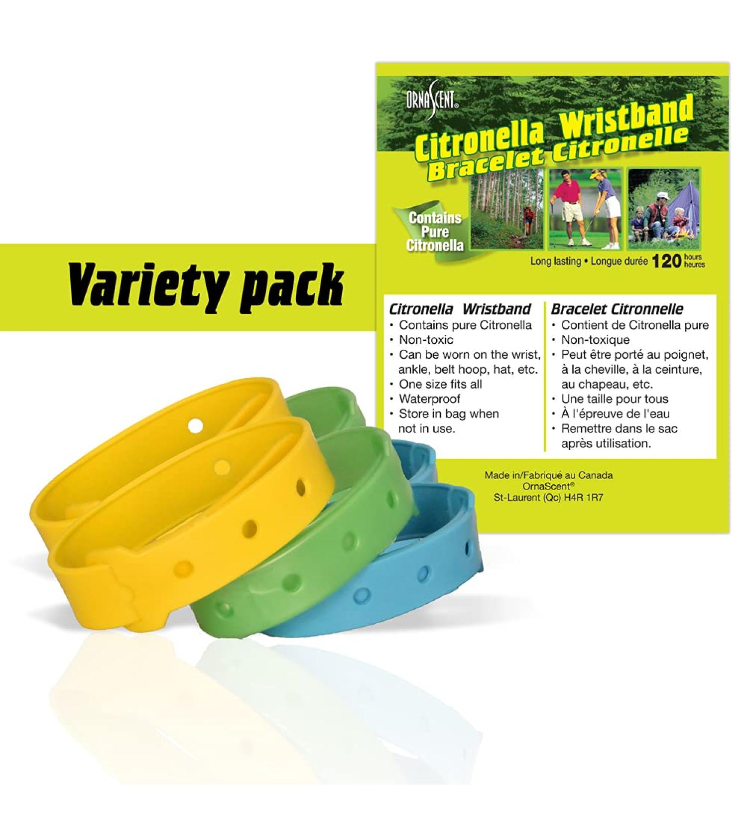 AromaHouse Ornascent Citronella Wristbands for Long-Lasting Protection - Variety Pack for Adults, Kids & Pets - Buy Online on GoSupps.com