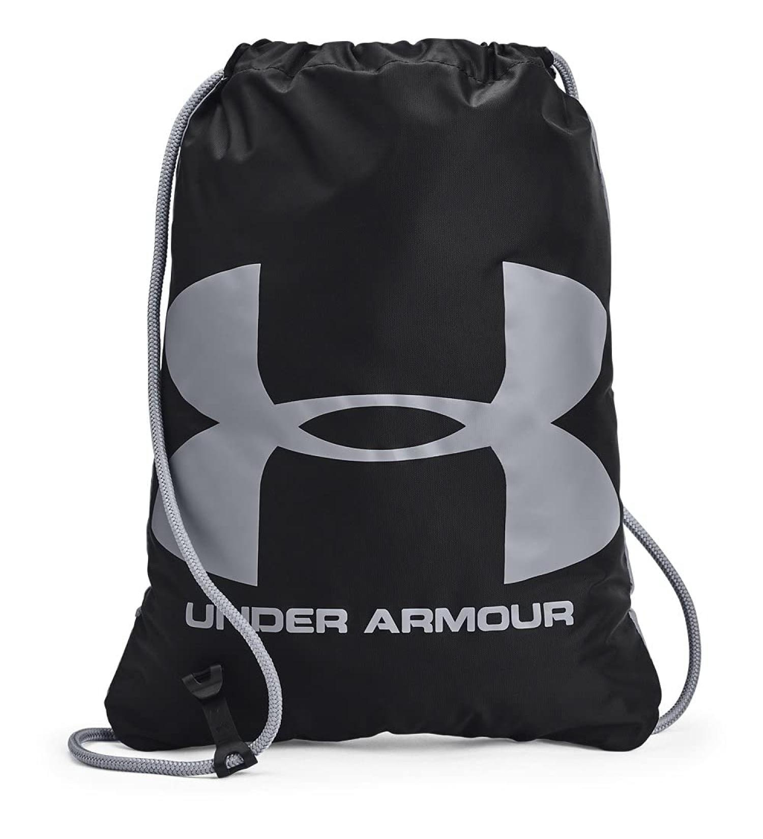 Under Armour Ozsee Sackpack Black/Steel - Adult, One Size - Buy Online on GoSupps.com