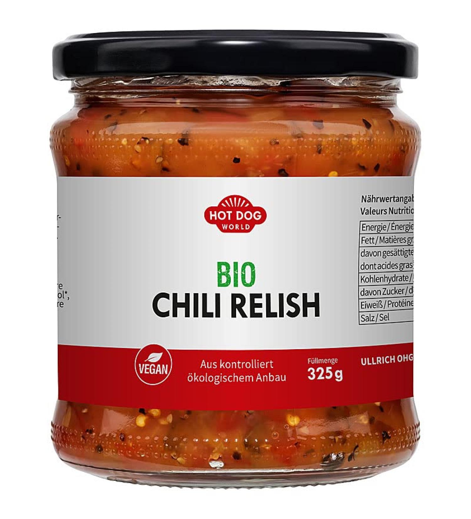 Hot Dog World - Bio Chili Relish 325 G
