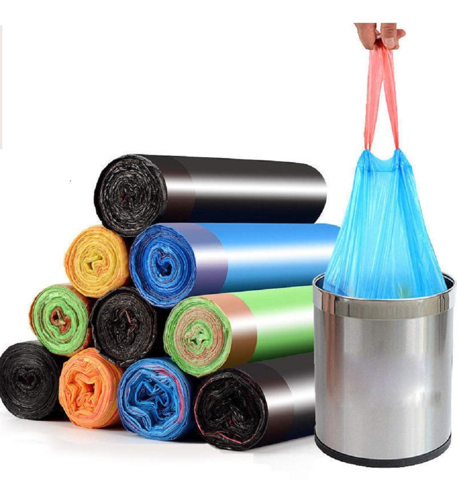 Medium-sized garbage bags car garbage bags household kitchen drawstring garbage bags 10 rolls of 150 PCS 17.72 * 19.69 150 PCS - Buy Online on GoSupps.com