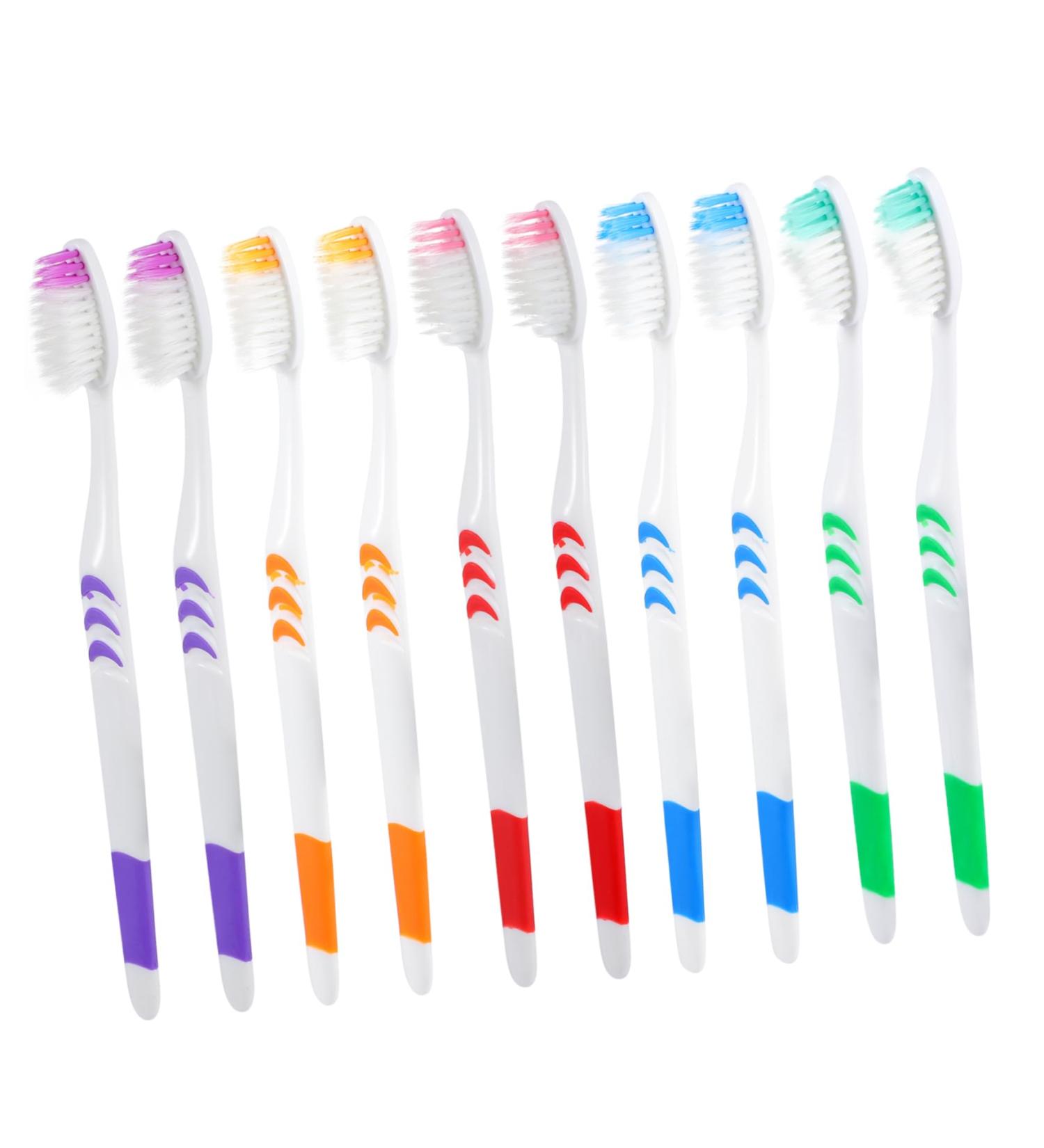 Collbath 30-Pack Disposable Soft Toothbrushes - Portable Travel Toothbrushes Individually Packed for Hotels & On-the-Go - Buy Online on GoSupps.com