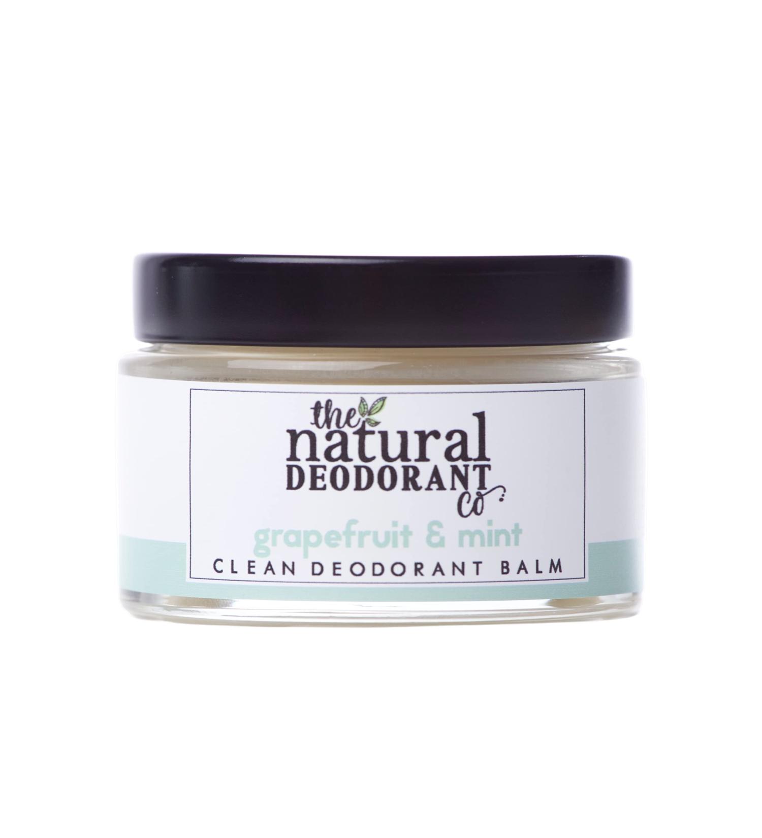 The Natural Deodorant Co Clean Deodorant Balm Grapefruit & Mint 55g Aluminium Free Plastic Free All Day Protection - Buy Online on GoSupps.com