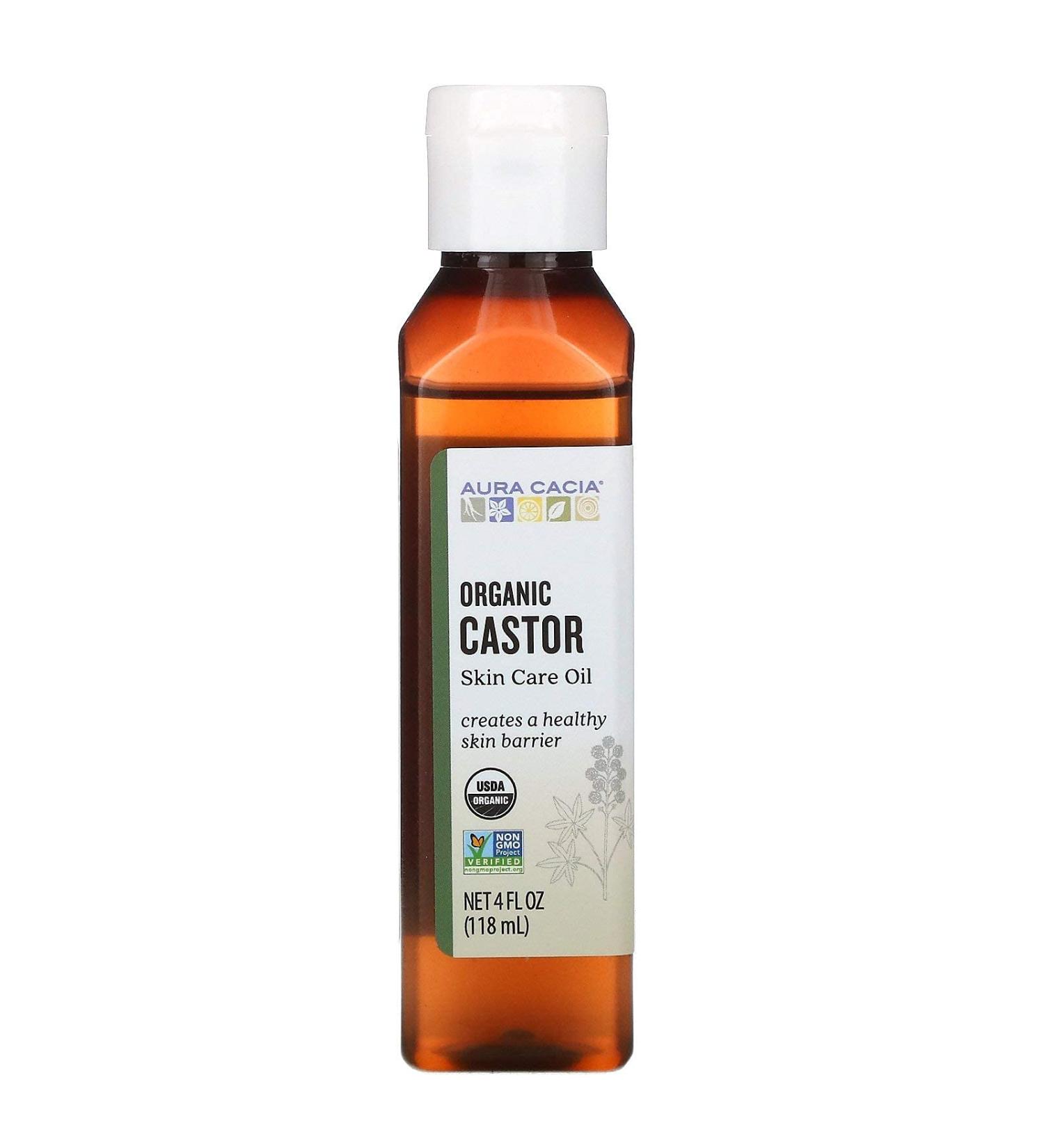 Aura Cacia Skin Care Oil - Organic Castor Oil - 4 fl oz