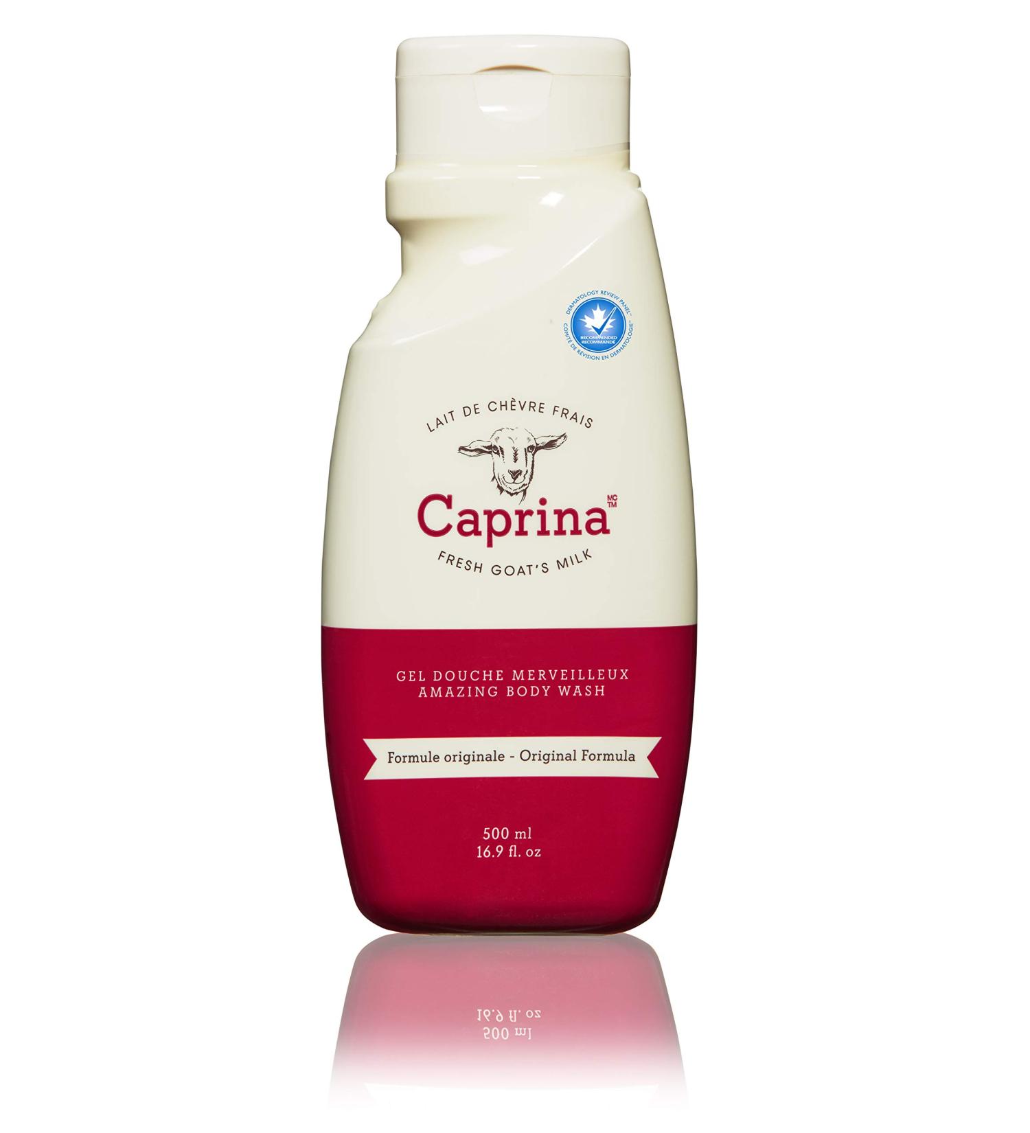 Caprina Fresh Goat's Milk Body Wash - Original Formula 16.9 fl oz | Nourishing & Hydrating - Buy Online on GoSupps.com