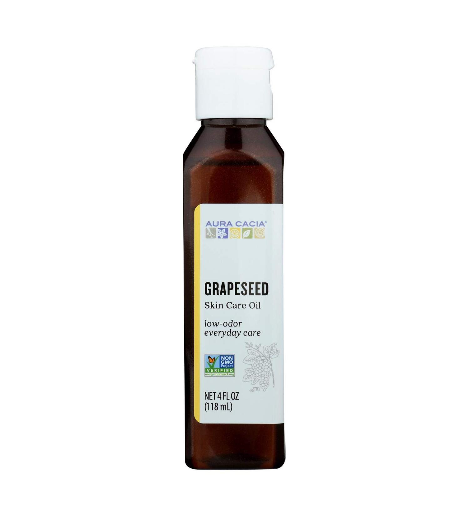 Aura Cacia Natural Skin Care Oil Grapeseed - 4 fl oz