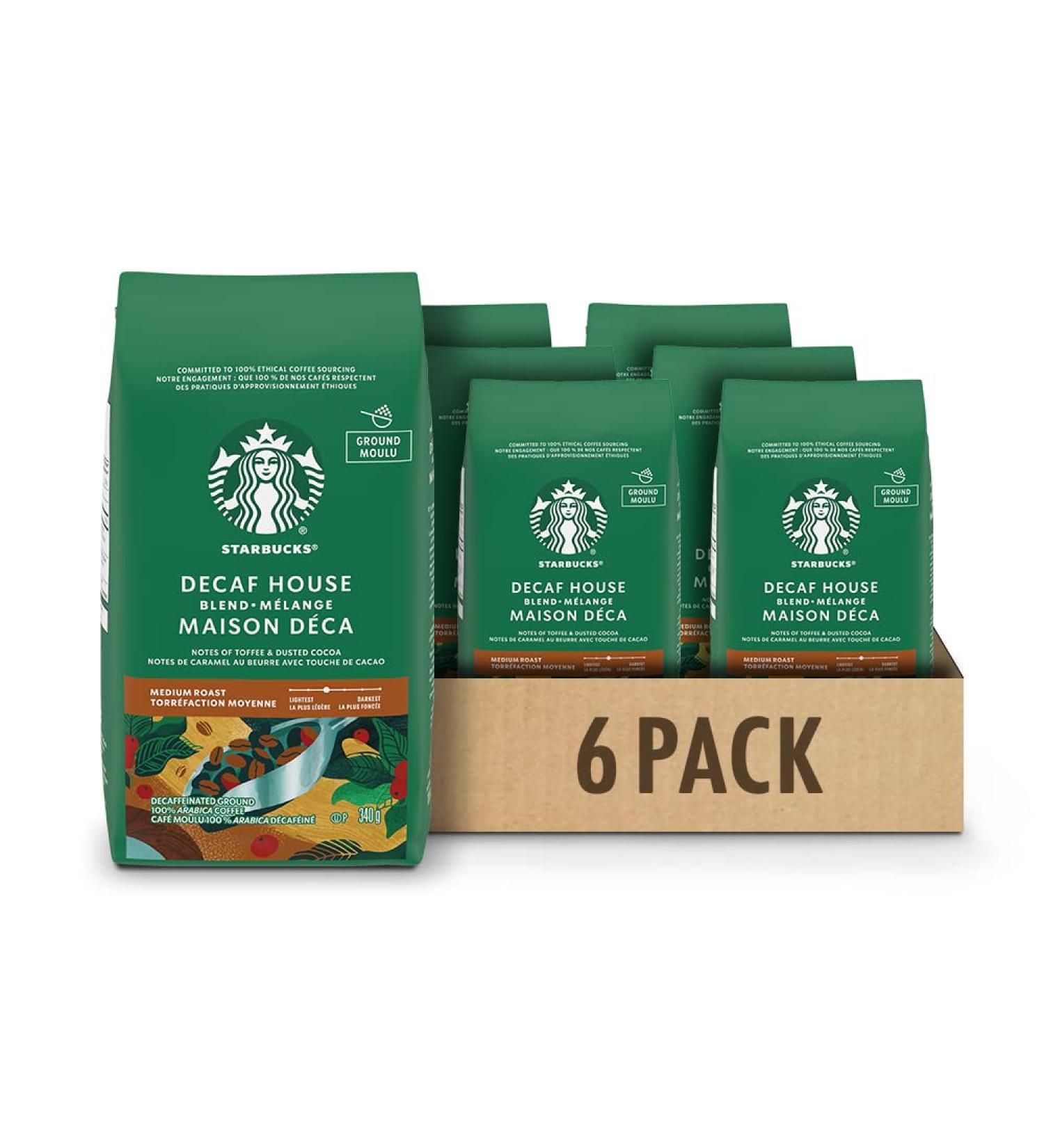 SBUX R&G House Blend Decaf 6x340gr Coffee - Buy Online on GoSupps.com