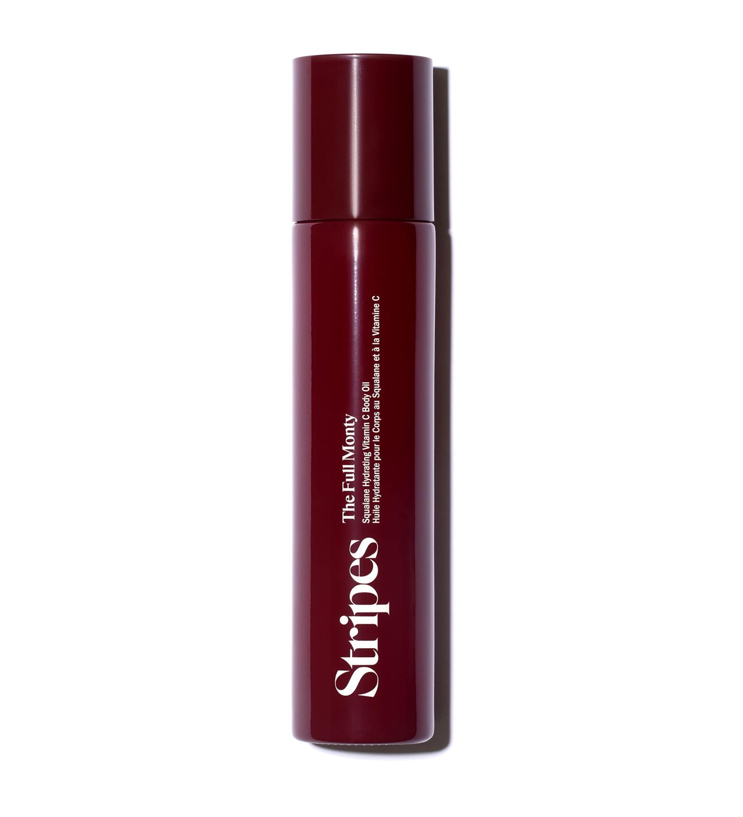 STRIPES by Naomi Watts Full Monty Brightening Hydrating Body Oil - Squalane & Vitamin C for Healthy Glow - Hypoallergenic, Hormone Free - 3.7 fl oz - Buy Online on GoSupps.com