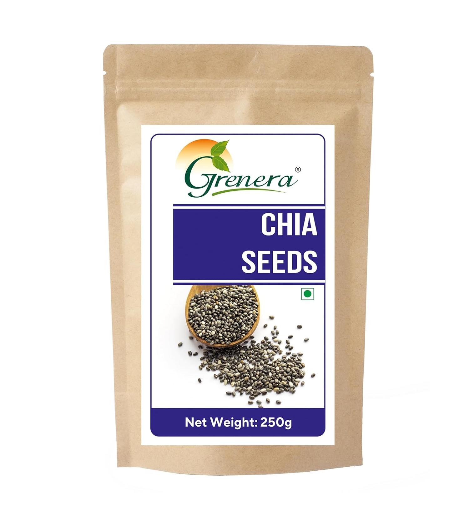 JOKE Chia Seeds 250 grams for Weight Loss Diet Snack Unroasted Rich in Omega 3
