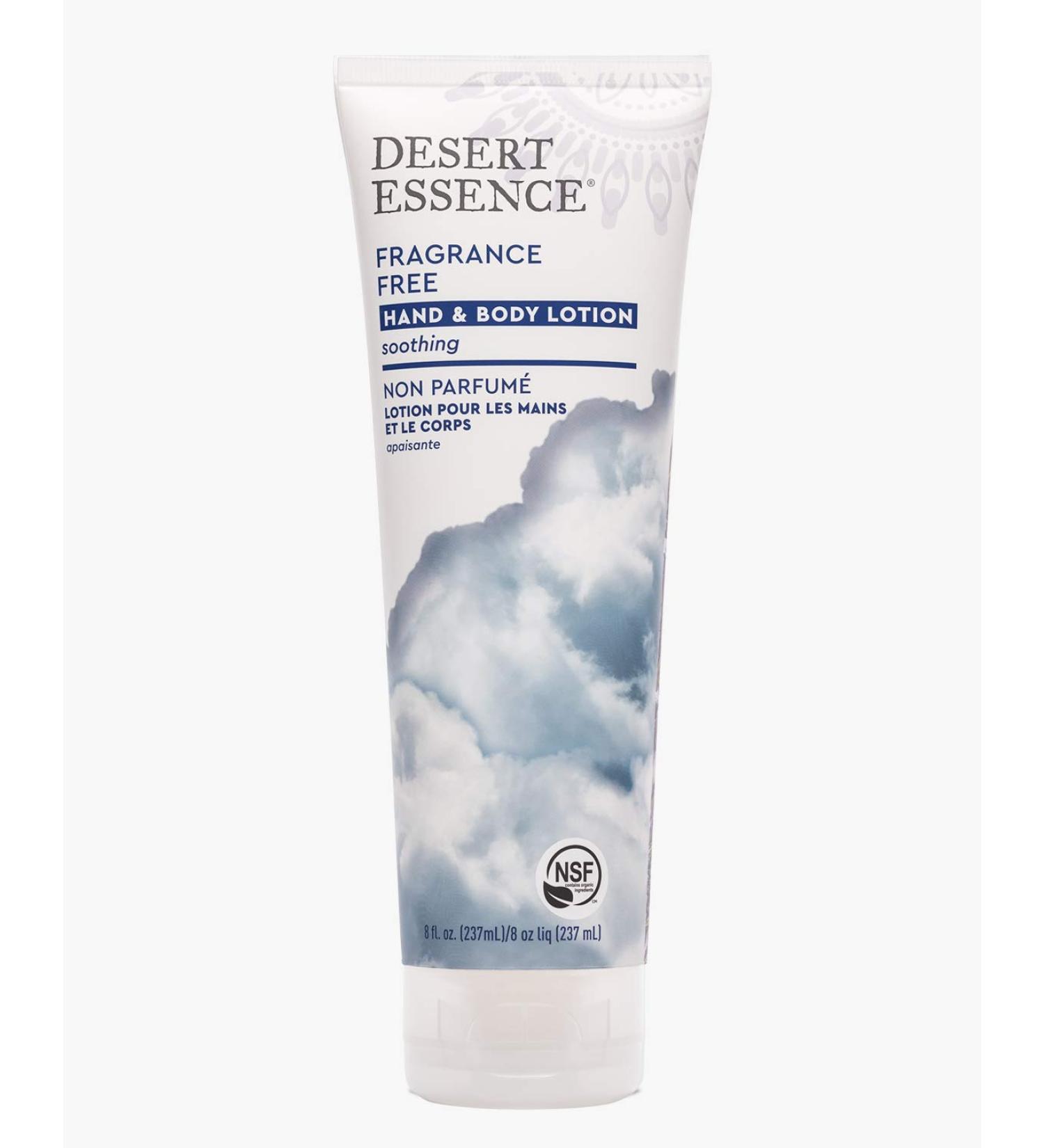 Desert Essence Fragrance Free Hand and Body Lotion - 8 oz | Buy in Bulk (6 Pack) - Nourishing Moisturizer for Sensitive Skin | International Shipping Available - Buy Online on GoSupps.com