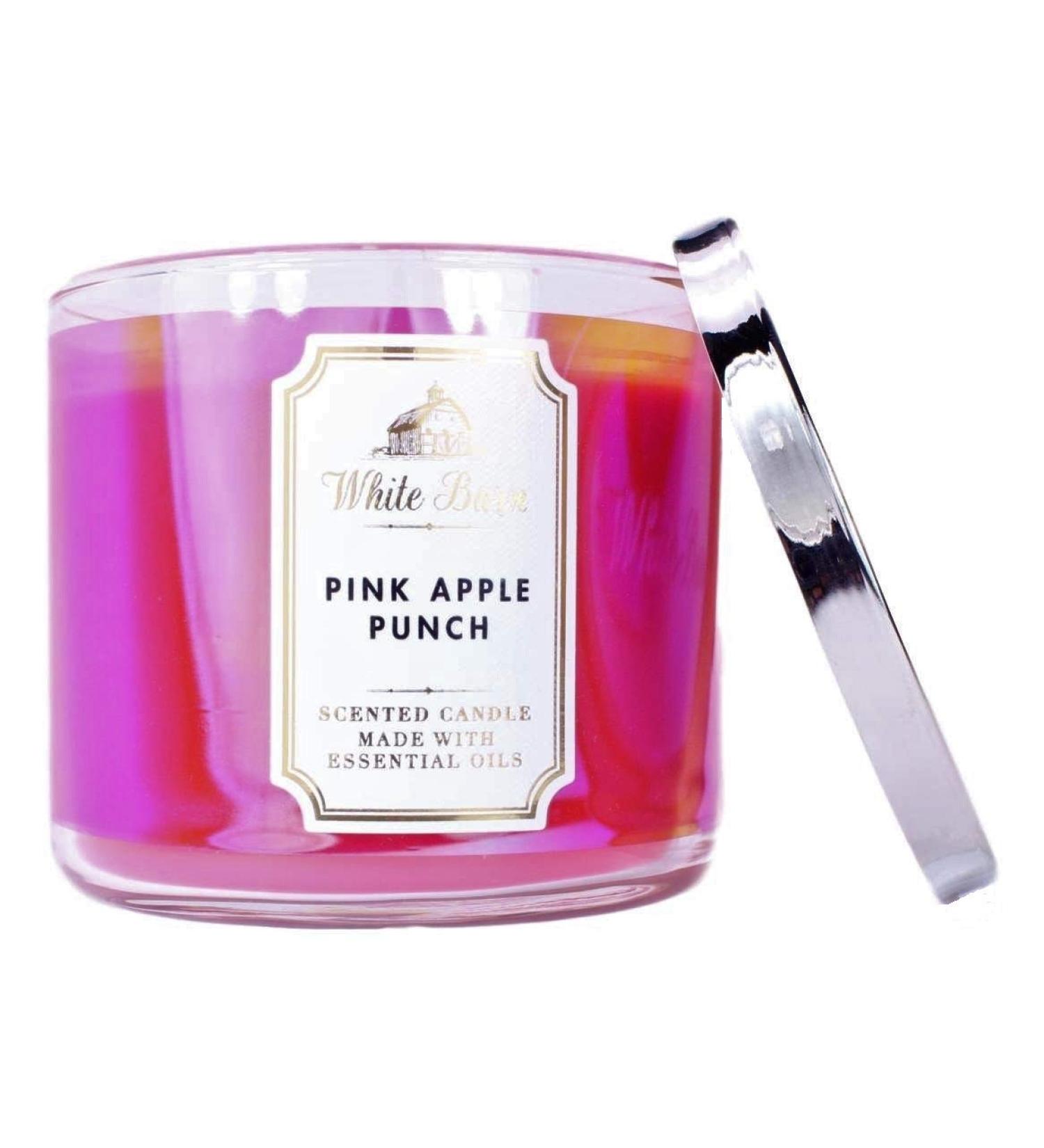 Buy Bath & Body Works Pink Apple Punch 3 Wick Candle | Scented with Essential Oils - 14.5 oz | International Shipping Available - Buy Online on GoSupps.com