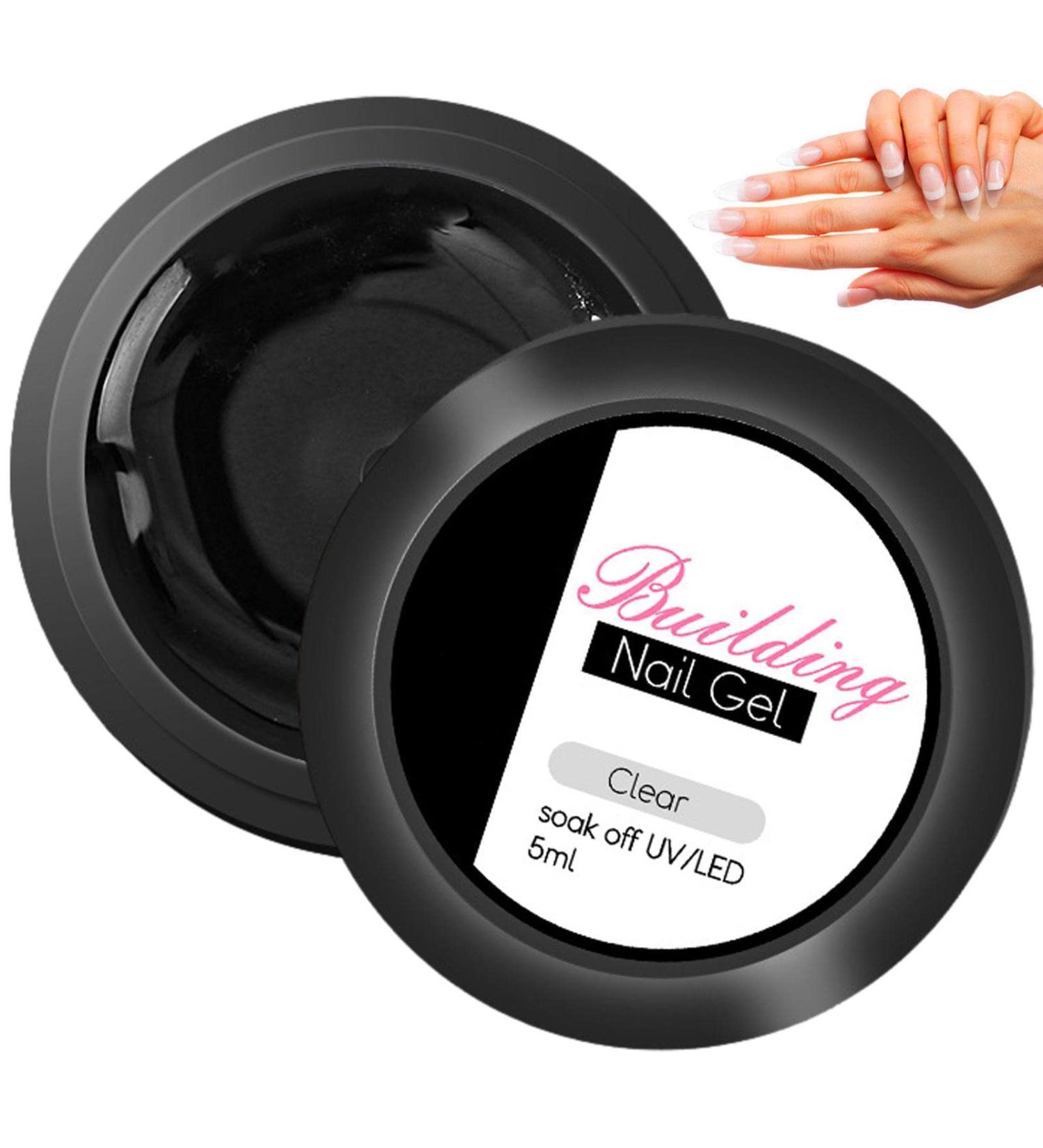 for Nails for Nails Extension Shaping and Carving | Nail Extension for Extension Hard for Design 3D Sculpture Gel for Beginners Nails Fovolat #01 Transparent Color - Buy Online on GoSupps.com