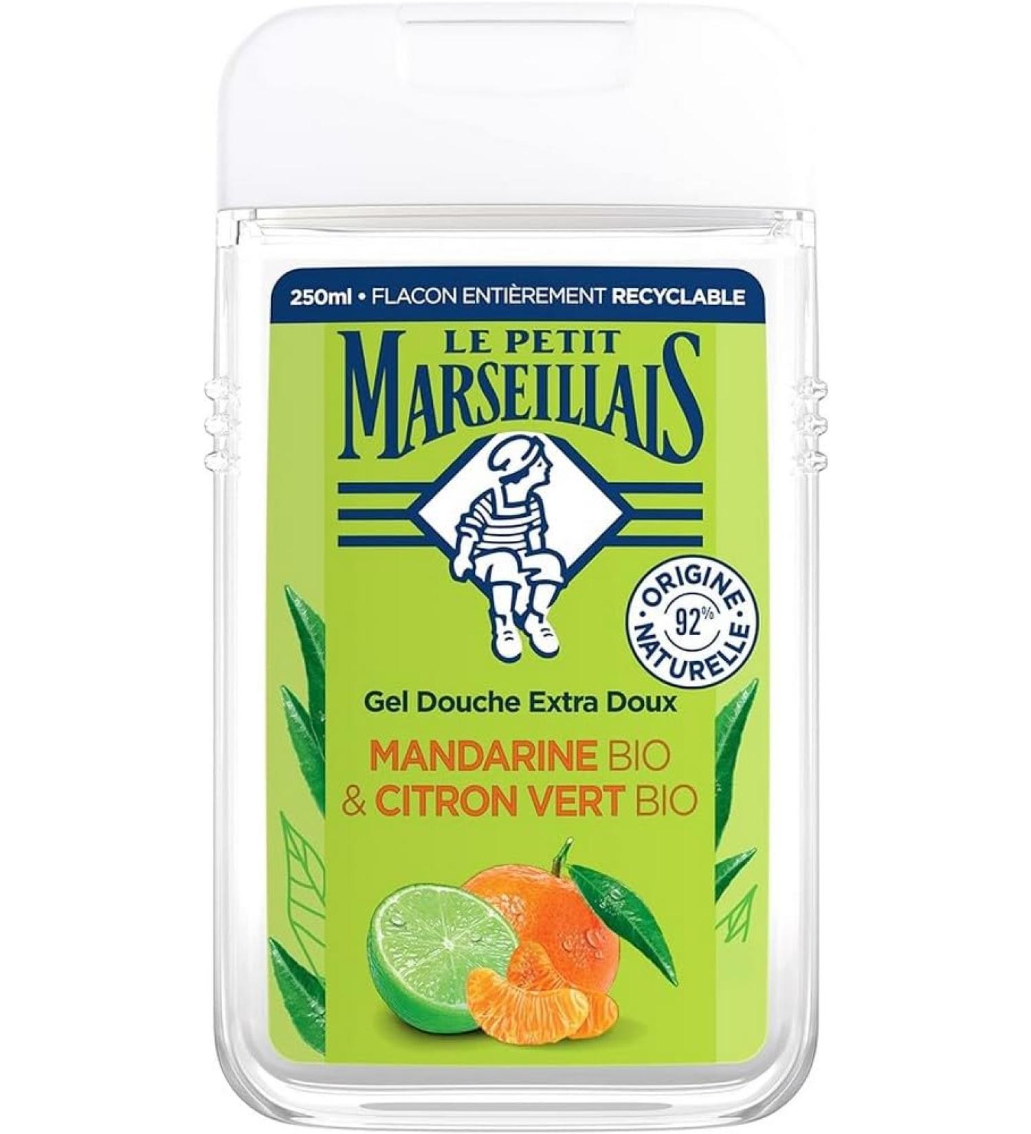 Le Petit Marseillais Extra Gentle Shower Gel Mandarin & Lime Organic 250ml - Buy Online on GoSupps.com