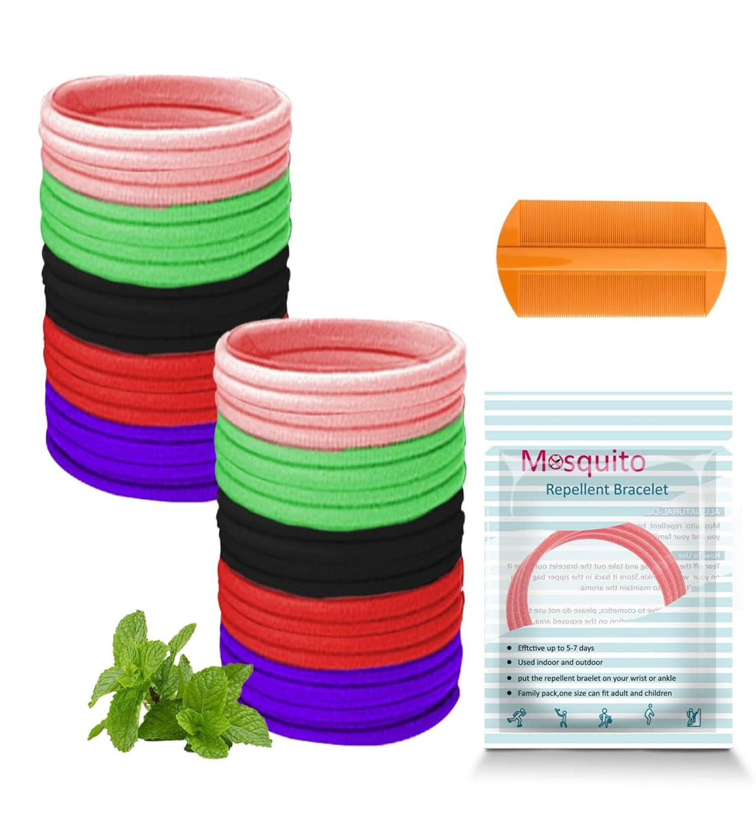 40 Pi ces chouchous anti-poux avec peigne dents extra fines aide pr venir les poux Naturels et efficaces Traitement contre les poux Convient aux femmes et aux filles - Buy Online on GoSupps.com