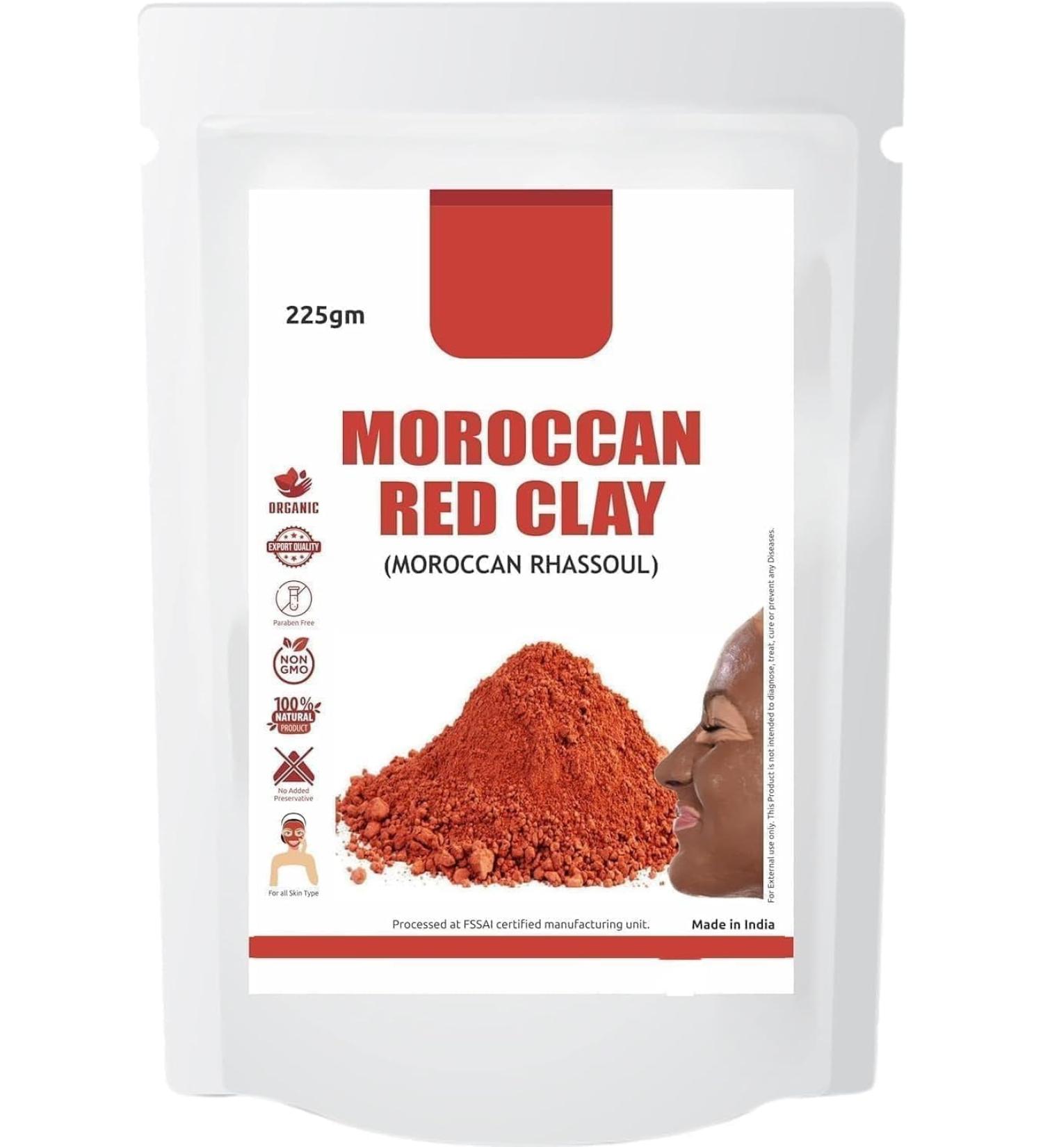 Clay powder for face body and hair 225 g - Buy Online on GoSupps.com