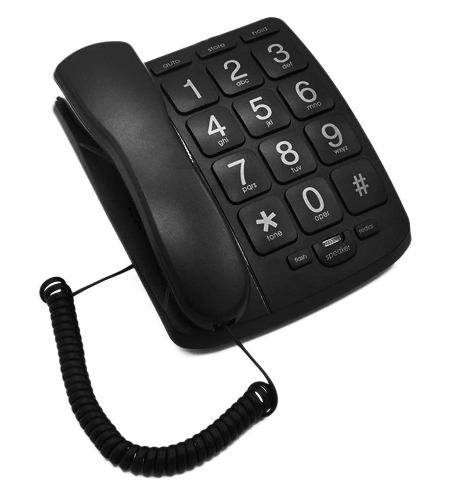 Big Button Landline Phones for Seniors Perfect for Low Vision and Hearing Impaired Aids with Loud Handsfree Speakerpho - Buy Online on GoSupps.com