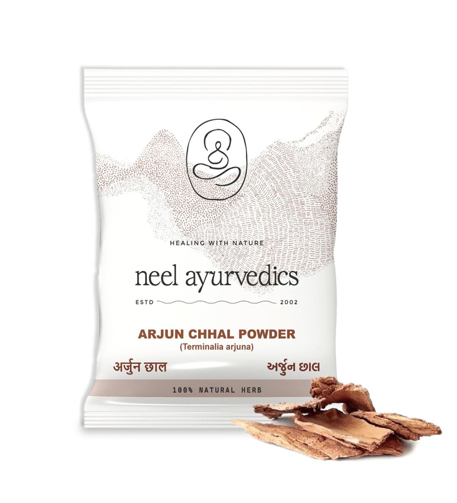 Neel Ayurvedics Arjun Chhal Powder 300 GM - Buy Online on GoSupps.com