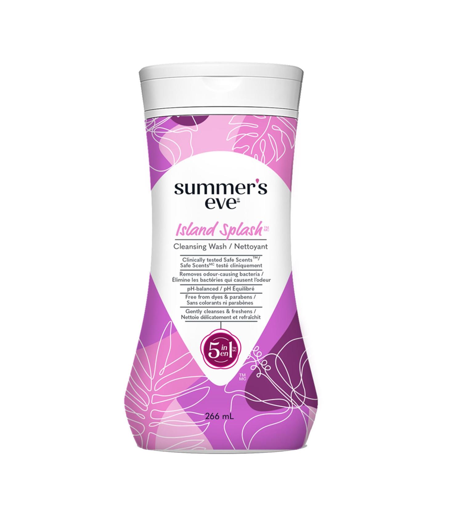 Summer's Eve Cleansing Wash Island Splash Scent 266ml Island Splash 266 ml (Pack of 1) - Buy Online on GoSupps.com