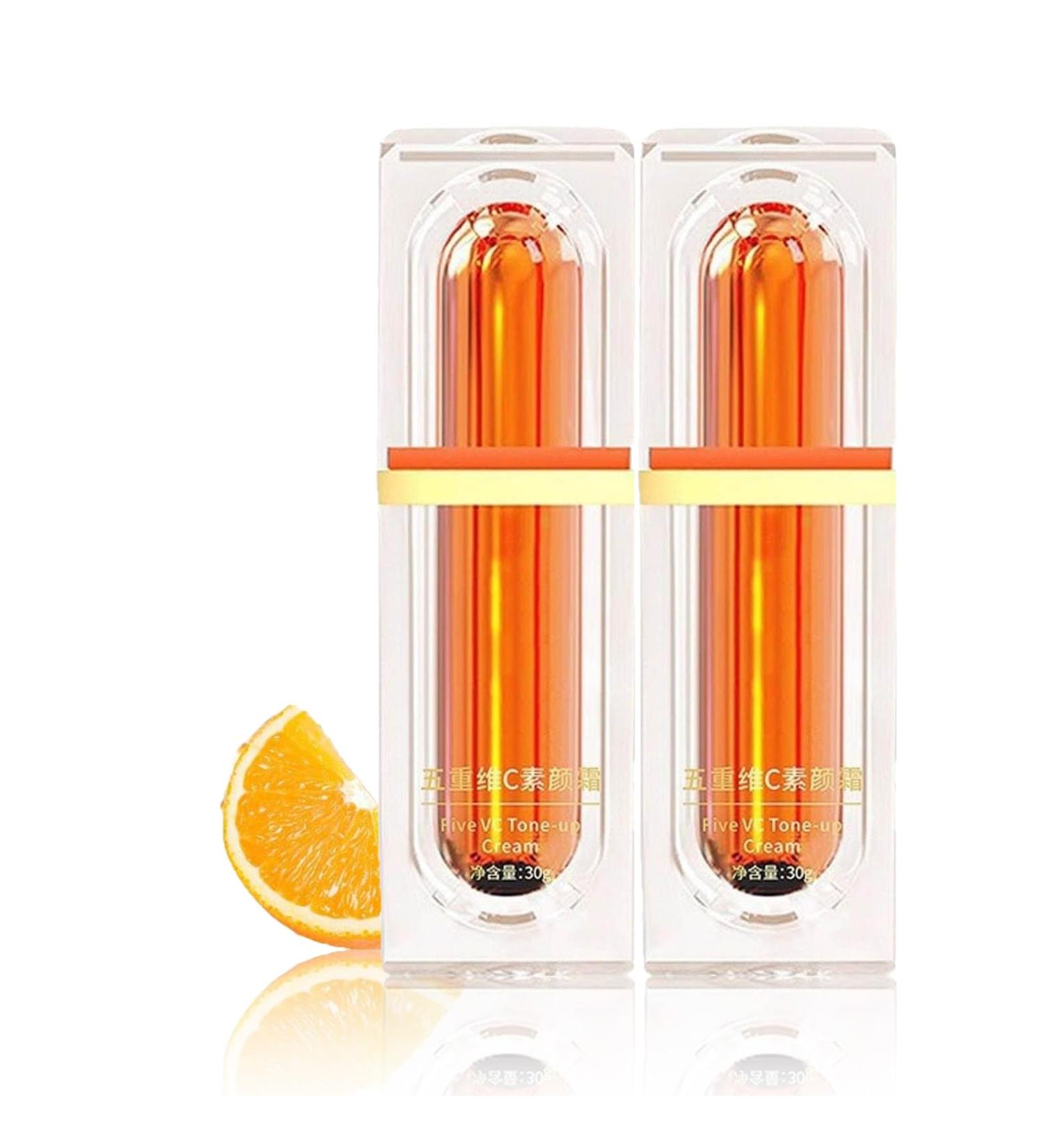  Generisch Vitamin C Makeup Cream Face Cream Five Vitamin C Clay Creams Moisturizing Face Concealer VC Light Make up Cream for All Skin Types (2 Pcs 60 - Buy Online on GoSupps.com